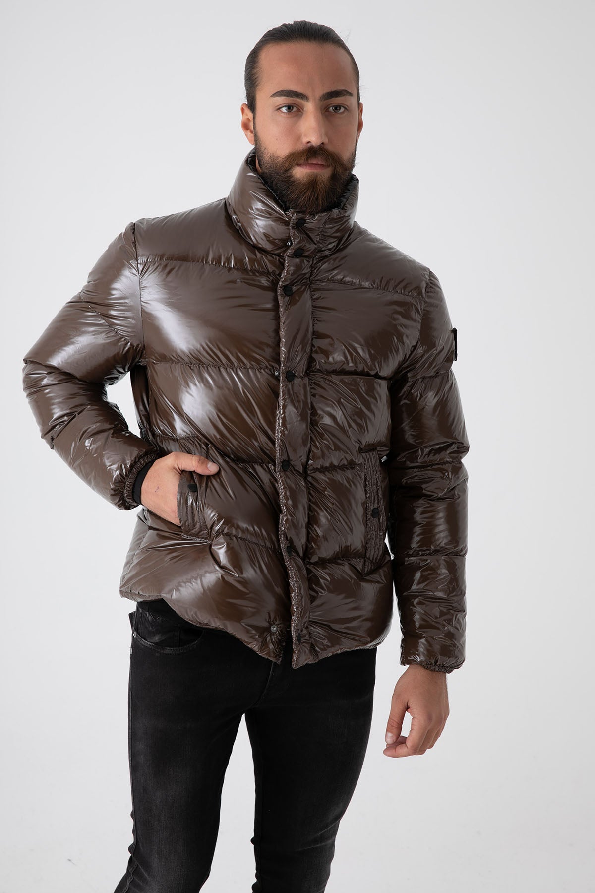 Herno Parlak Puffer Mont-Libas Trendy Fashion Store