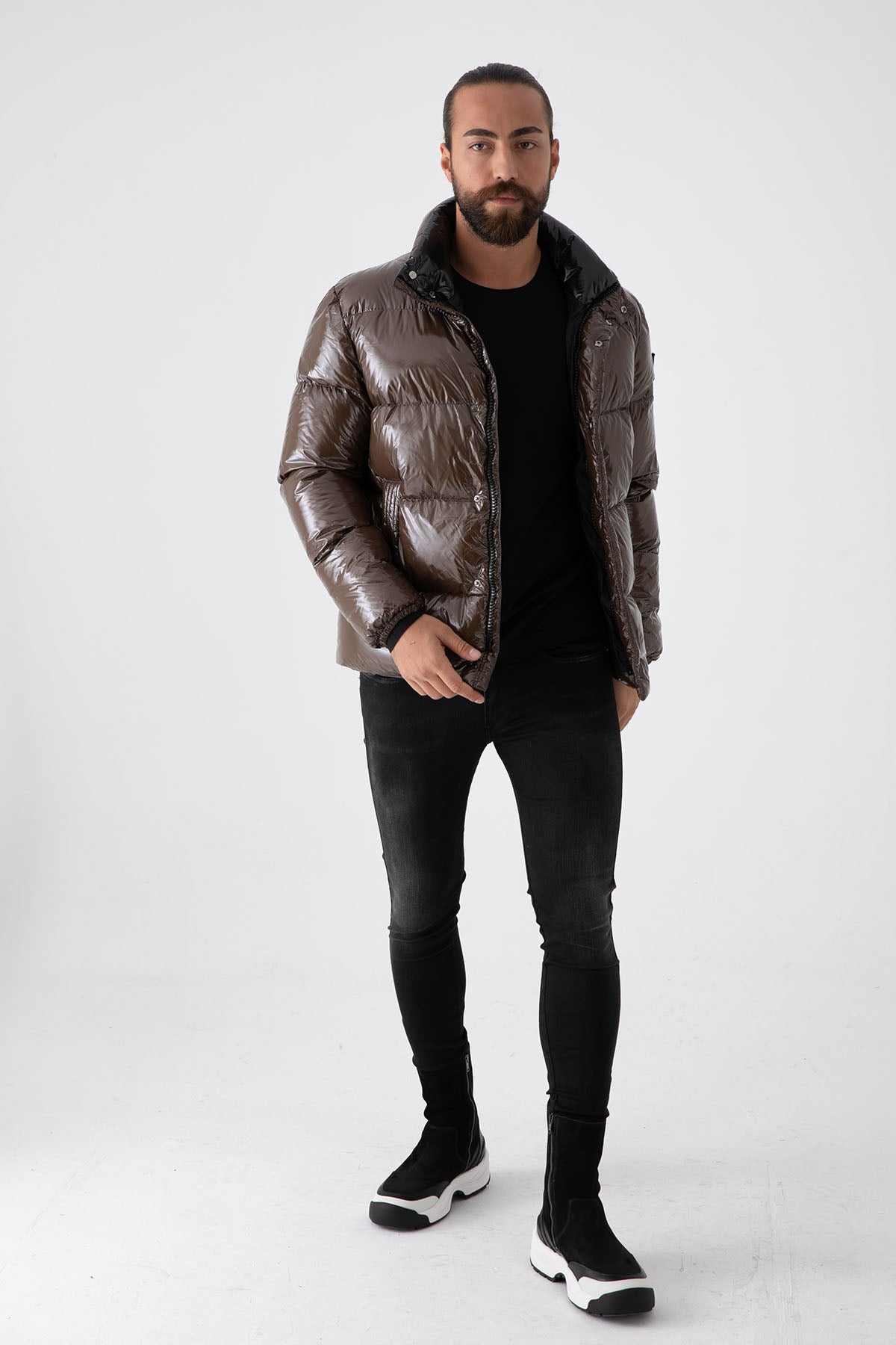 Herno Parlak Puffer Mont-Libas Trendy Fashion Store