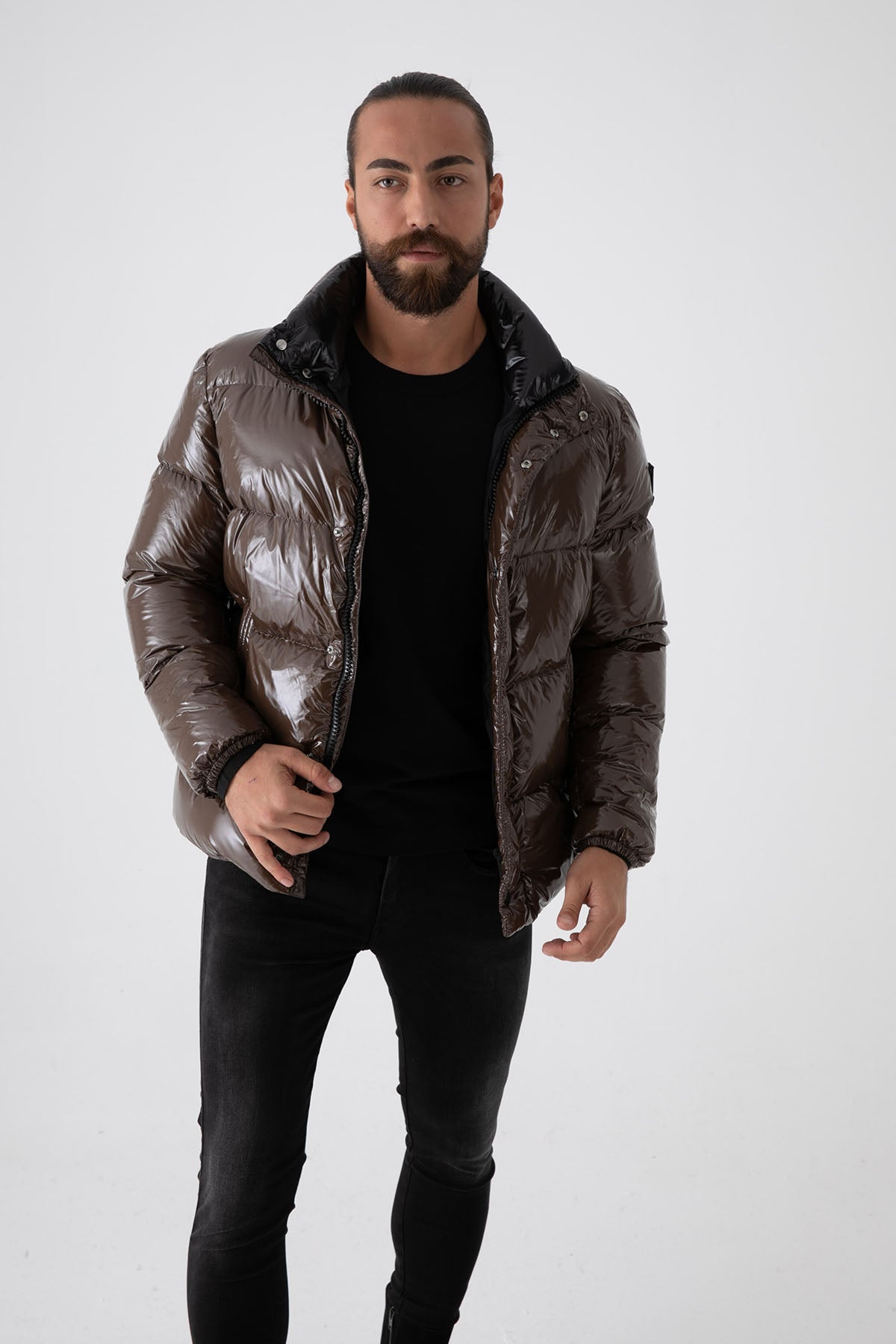 Herno Parlak Puffer Mont-Libas Trendy Fashion Store