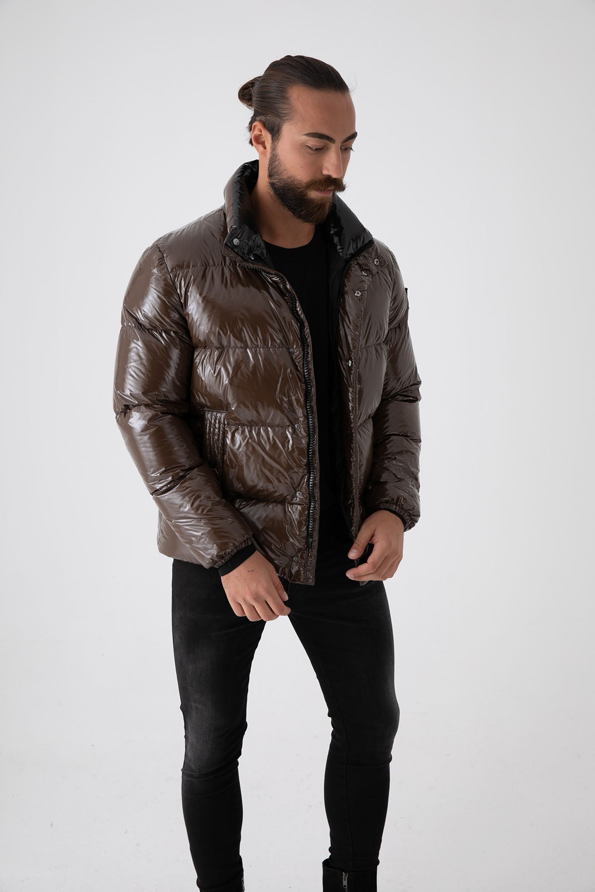 Herno Parlak Puffer Mont-Libas Trendy Fashion Store