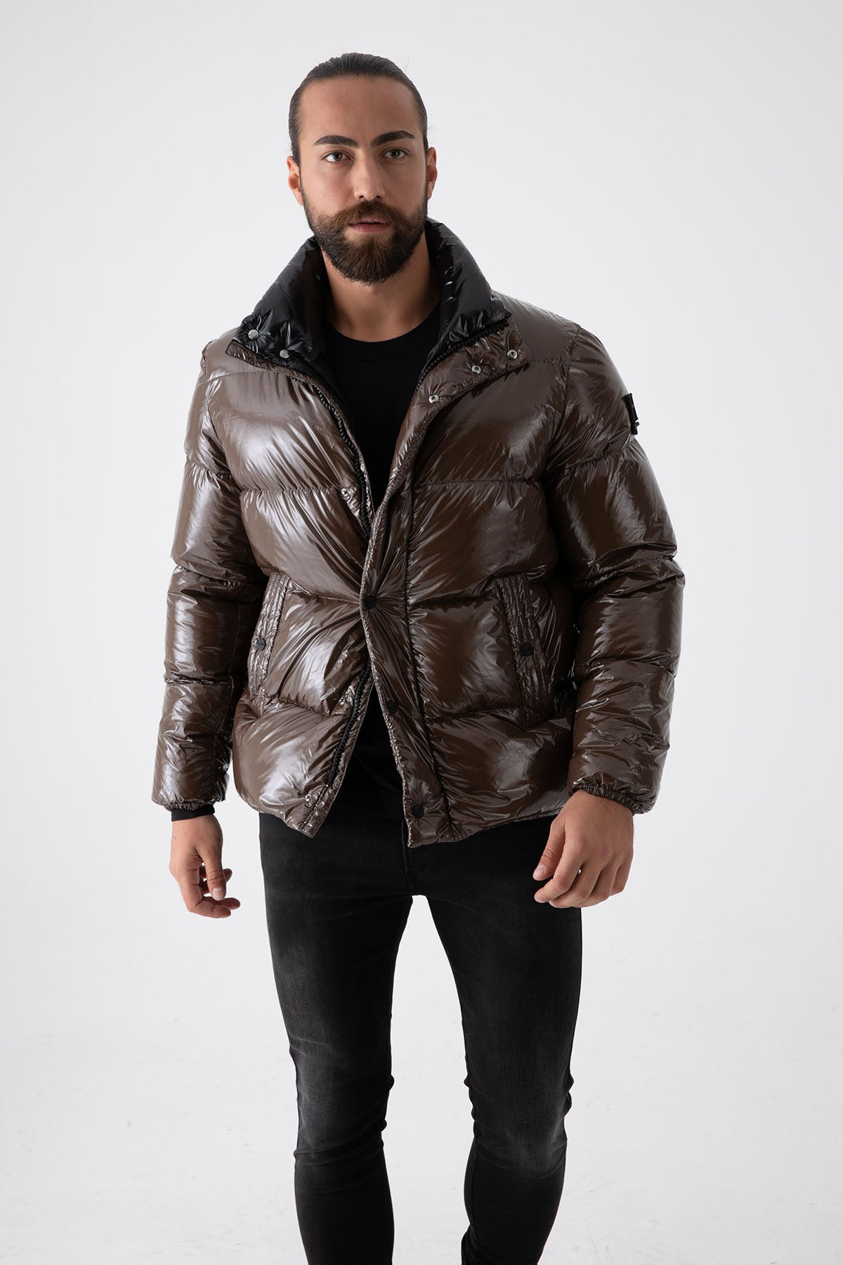 Herno Parlak Puffer Mont-Libas Trendy Fashion Store