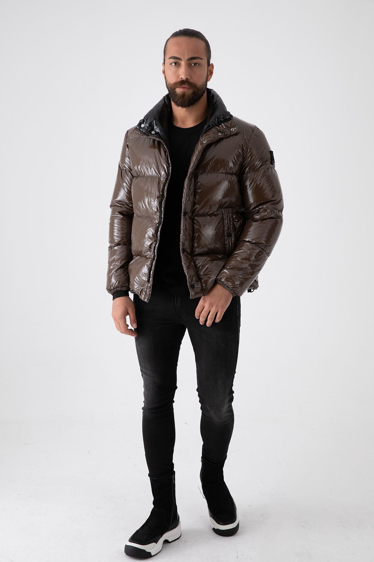 Herno Parlak Puffer Mont-Libas Trendy Fashion Store