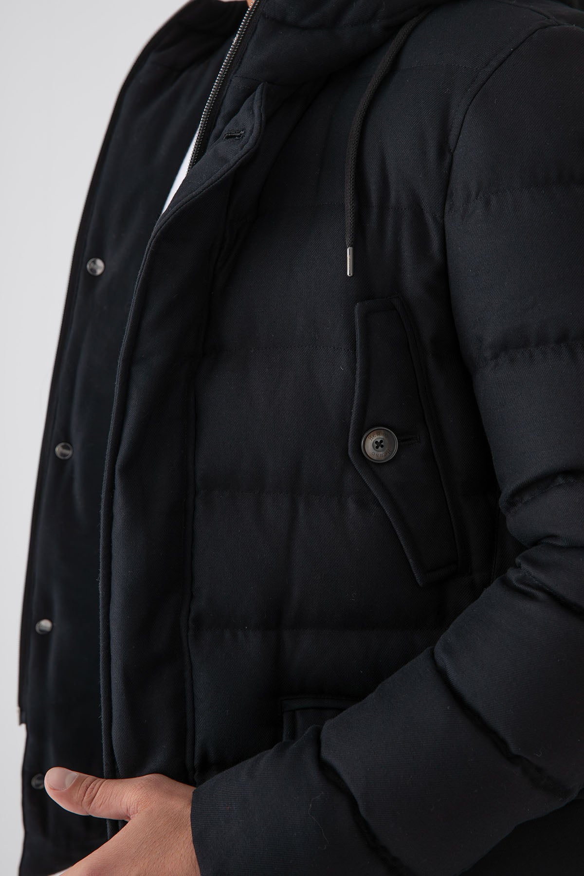 Herno Spor Cepli Kapüşonlu Kaban-Libas Trendy Fashion Store