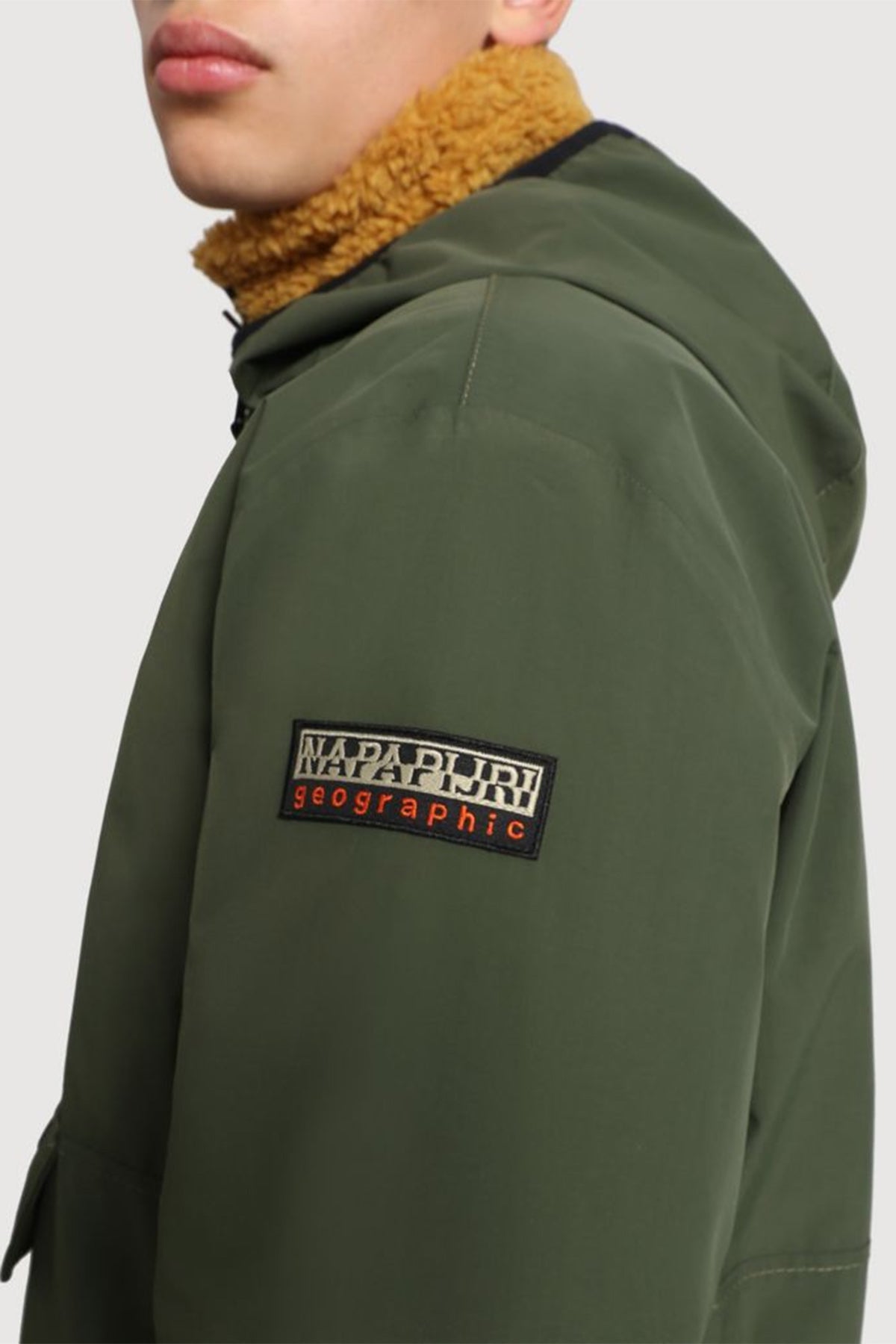 Napapijri Yarım Fermuarlı Kapüşonlu Ceket-Libas Trendy Fashion Store