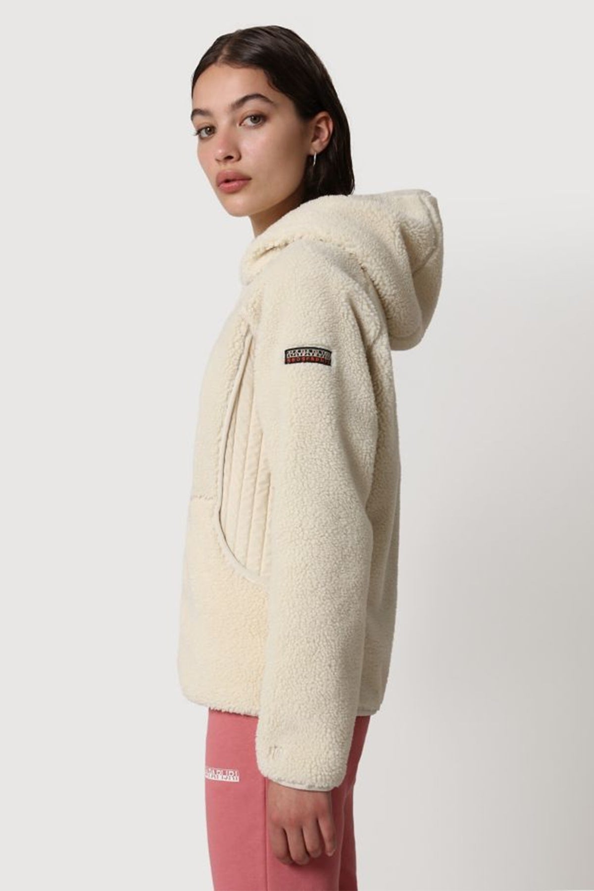 Napapijri Yupik Kapüşonlu Peluş Ceket-Libas Trendy Fashion Store