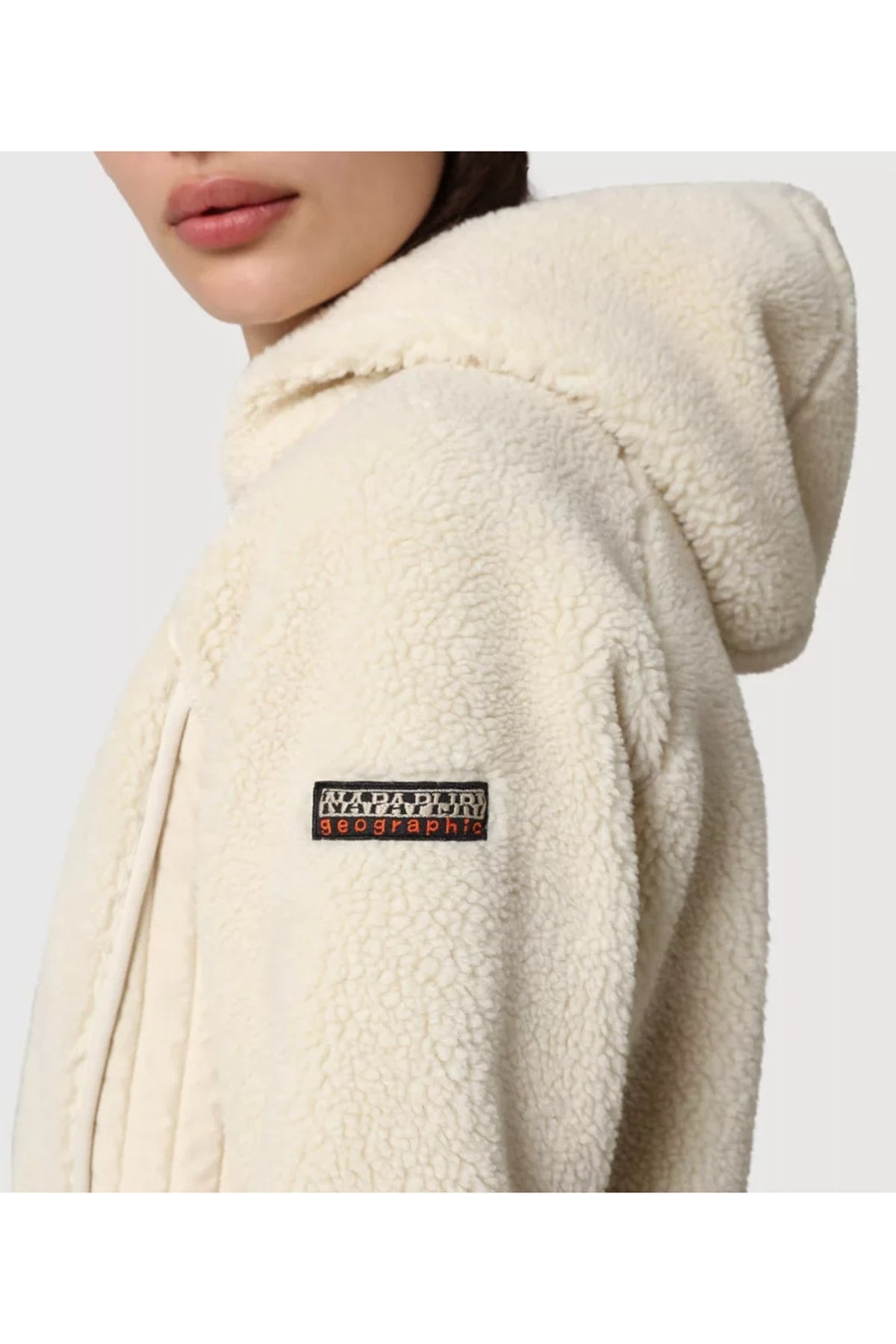 Napapijri Yupik Kapüşonlu Peluş Ceket-Libas Trendy Fashion Store