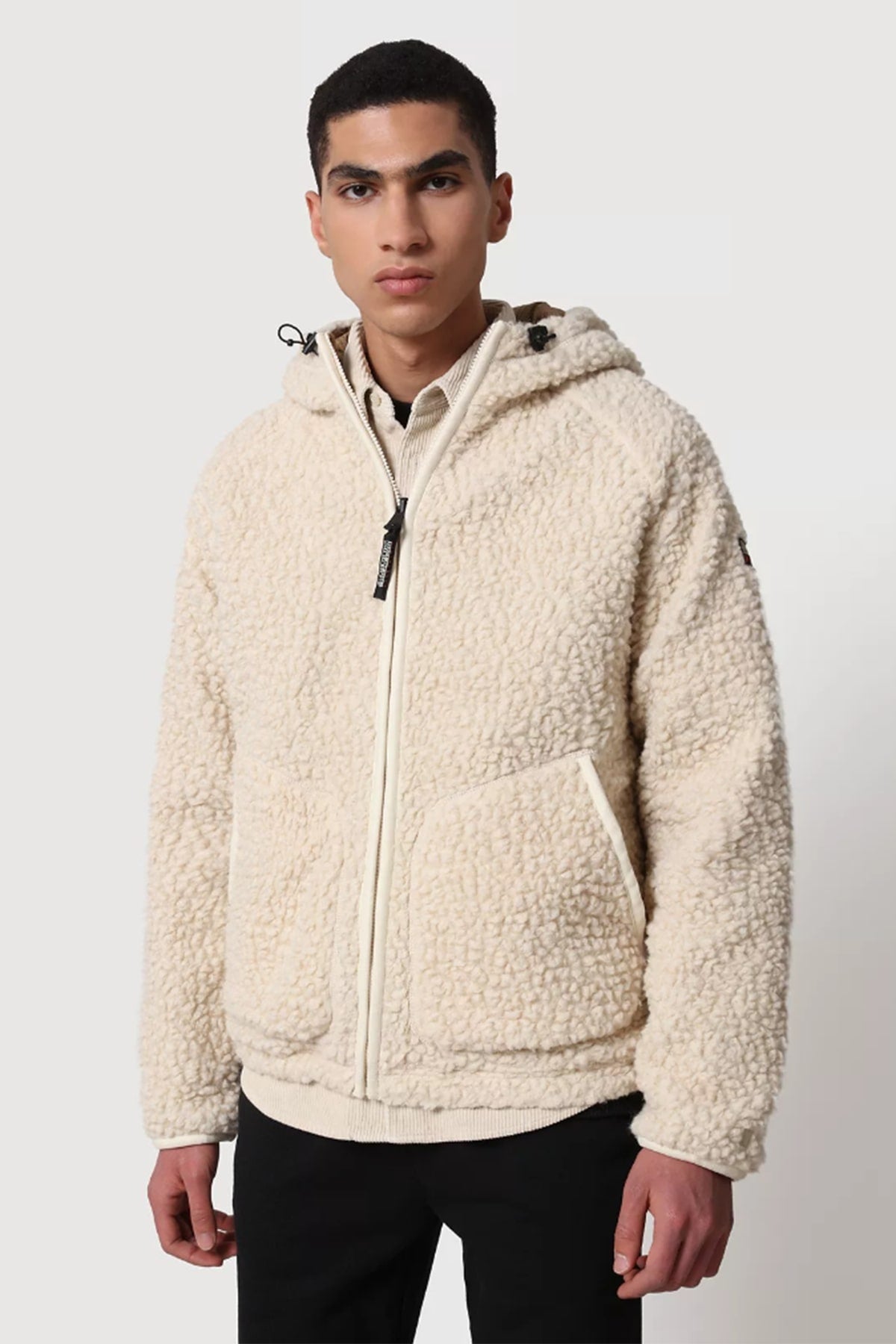 Napapijri Agner Çift Taraflı Kapüşonlu Peluş Ceket-Libas Trendy Fashion Store