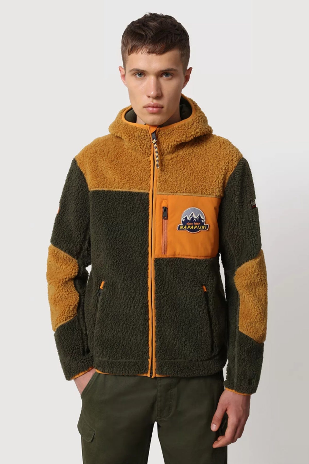 Napapijri Kapüşonlu Peluş Ceket-Libas Trendy Fashion Store