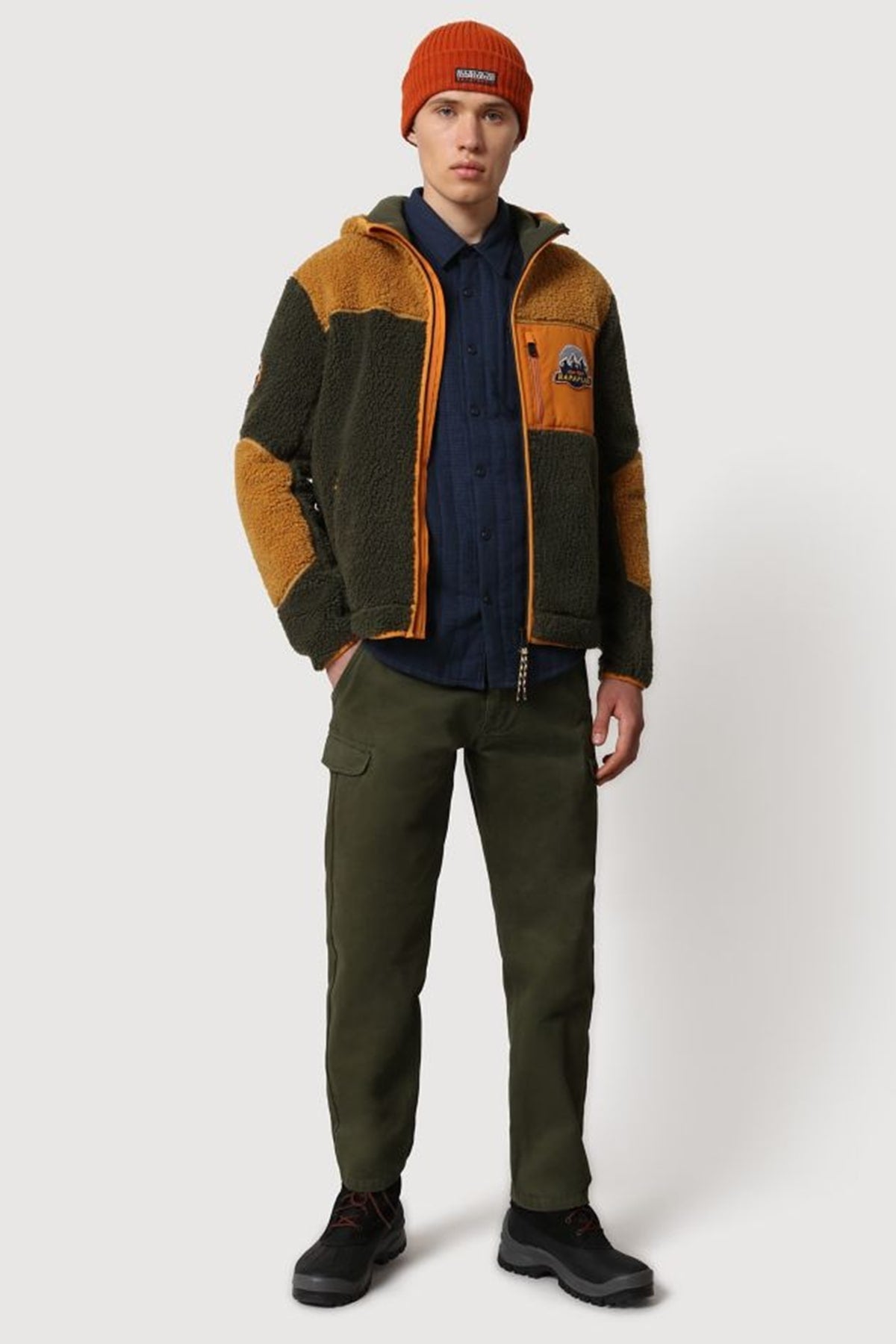 Napapijri Kapüşonlu Peluş Ceket-Libas Trendy Fashion Store