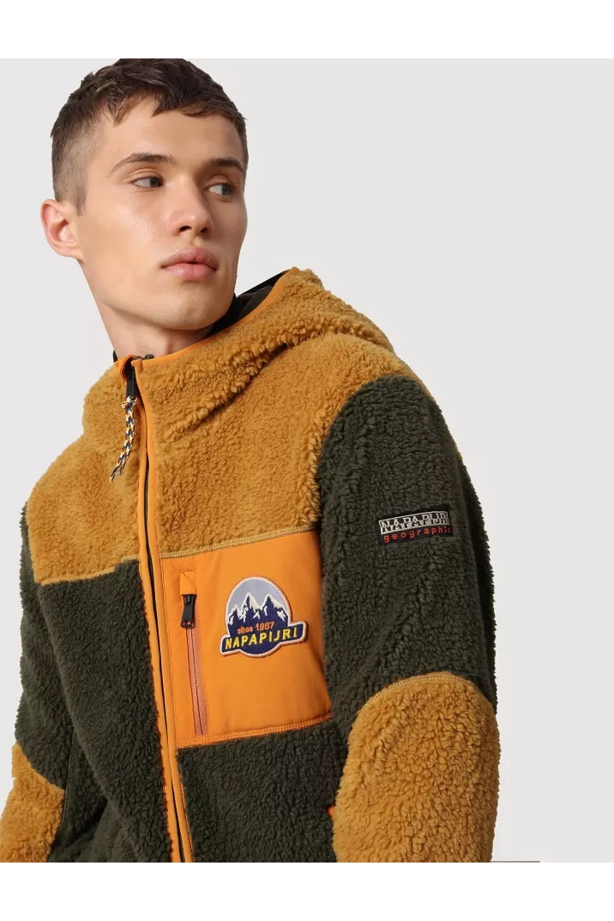 Napapijri Kapüşonlu Peluş Ceket-Libas Trendy Fashion Store