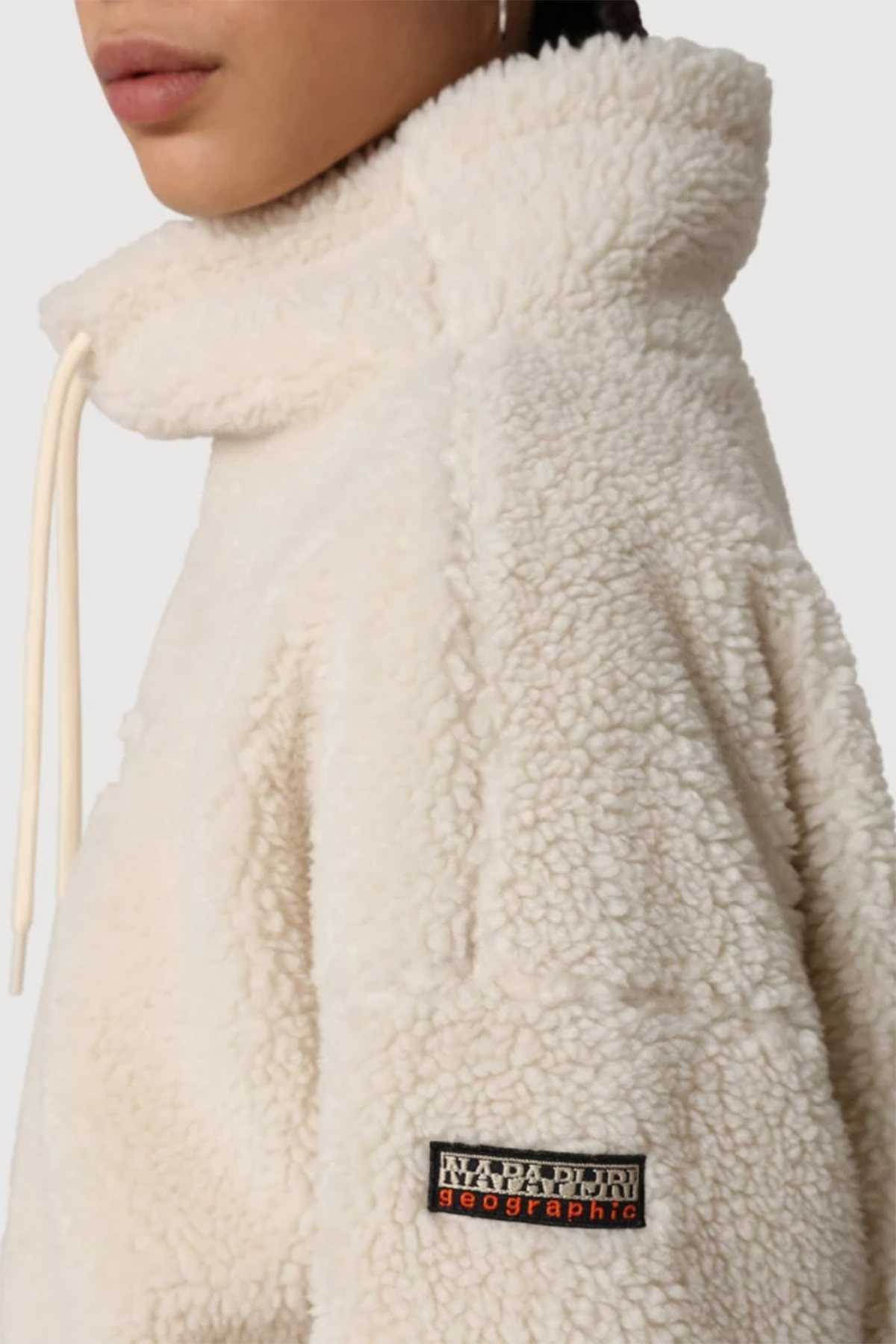 Napapijri Büzgülü Yaka Polar Sweatshirt-Libas Trendy Fashion Store