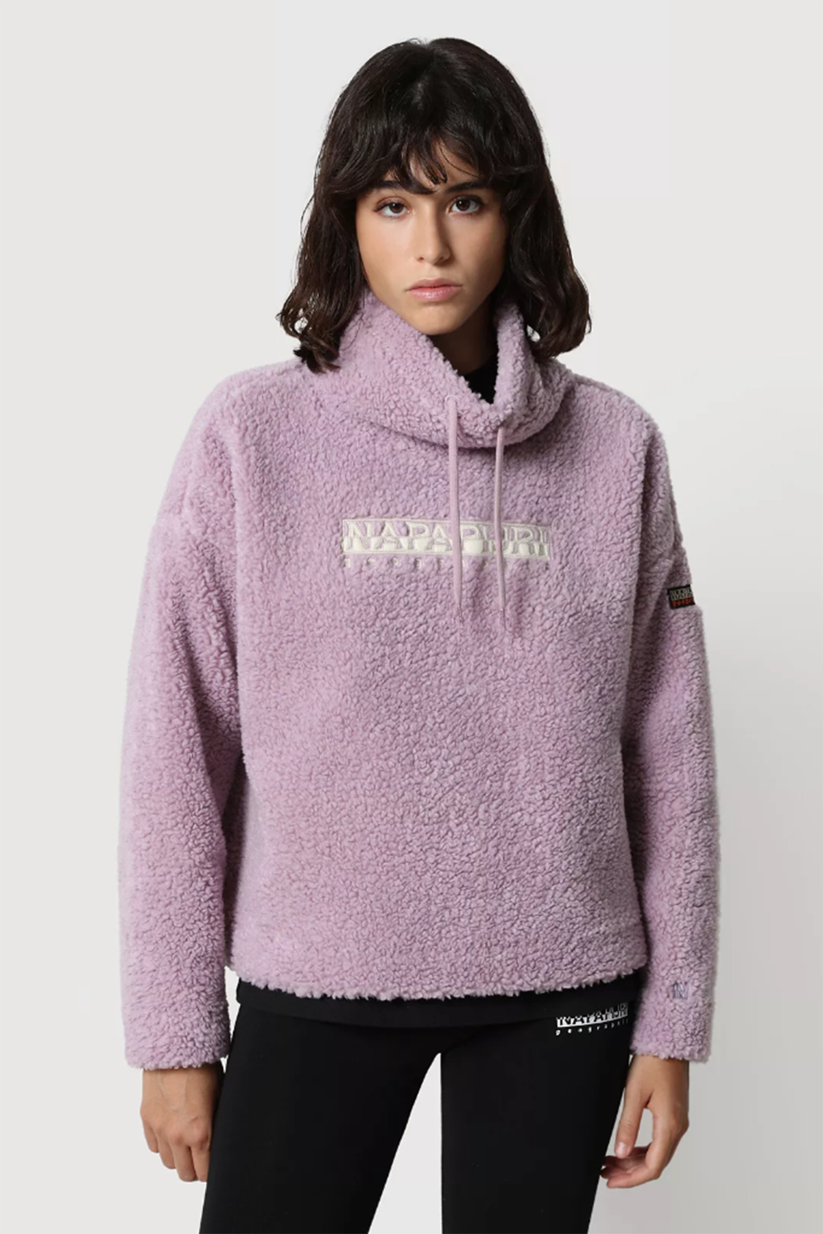 Napapijri Büzgülü Yaka Polar Sweatshirt-Libas Trendy Fashion Store