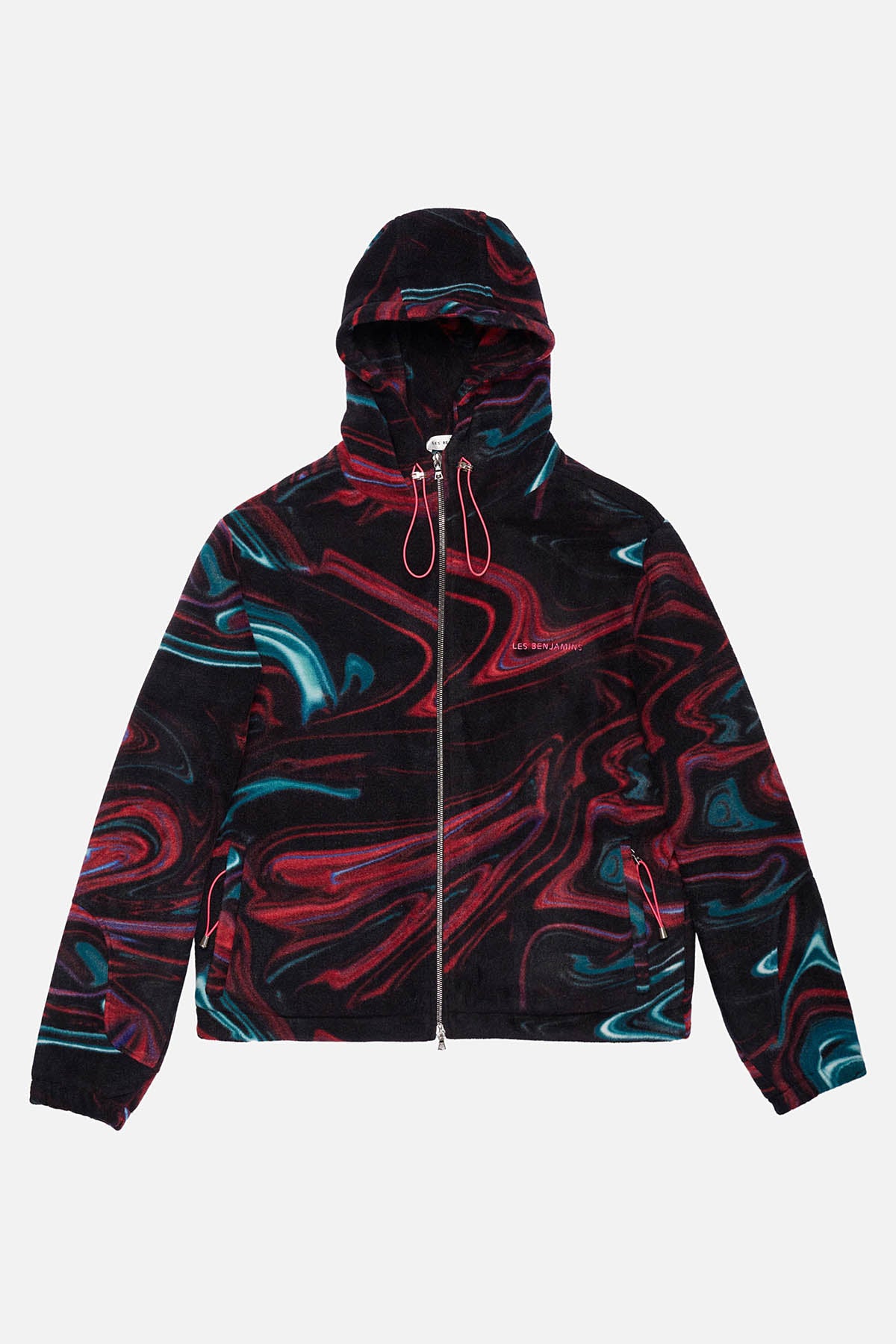 Les Benjamins Fermuarlı Kapüşonlu Polar Sweatshirt-Libas Trendy Fashion Store