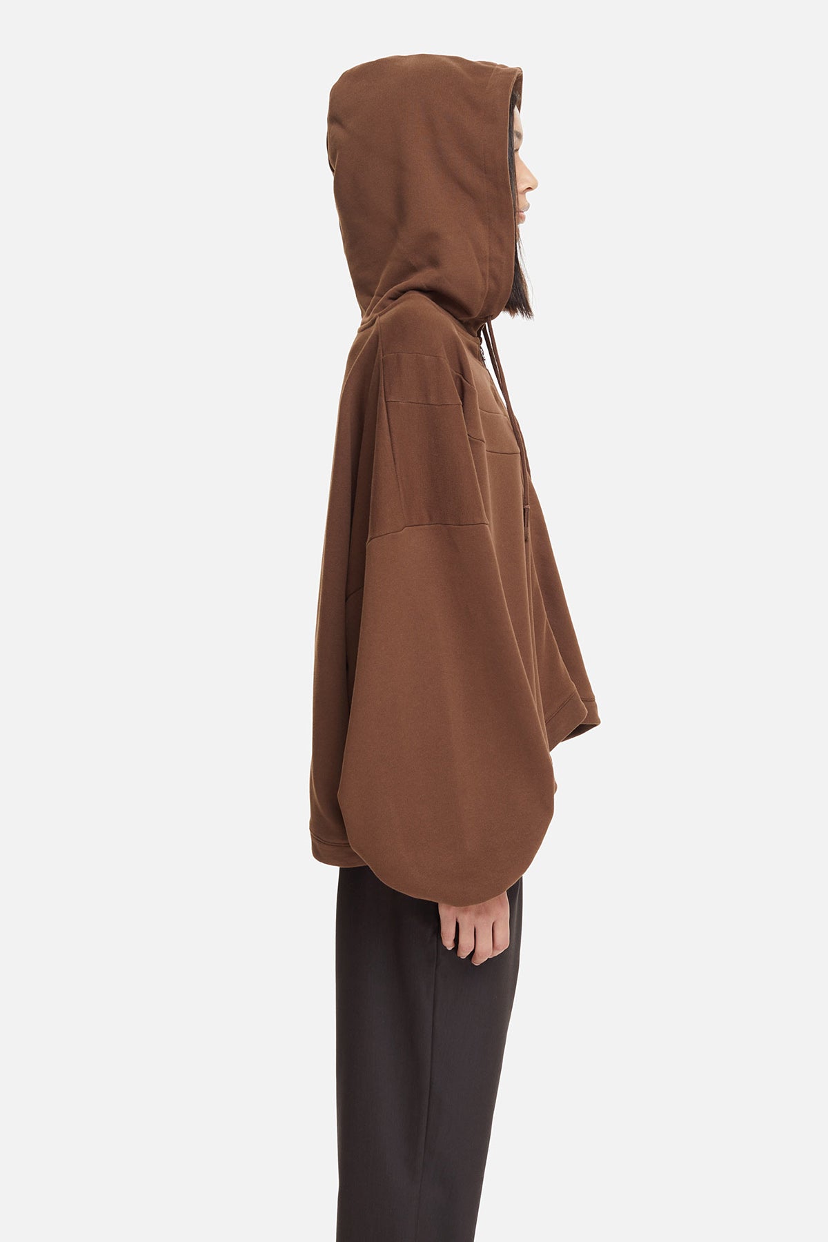 Les Benjamins Geniş Kesim Fermuarlı Kapüşonlu Sweatshirt Ceket-Libas Trendy Fashion Store