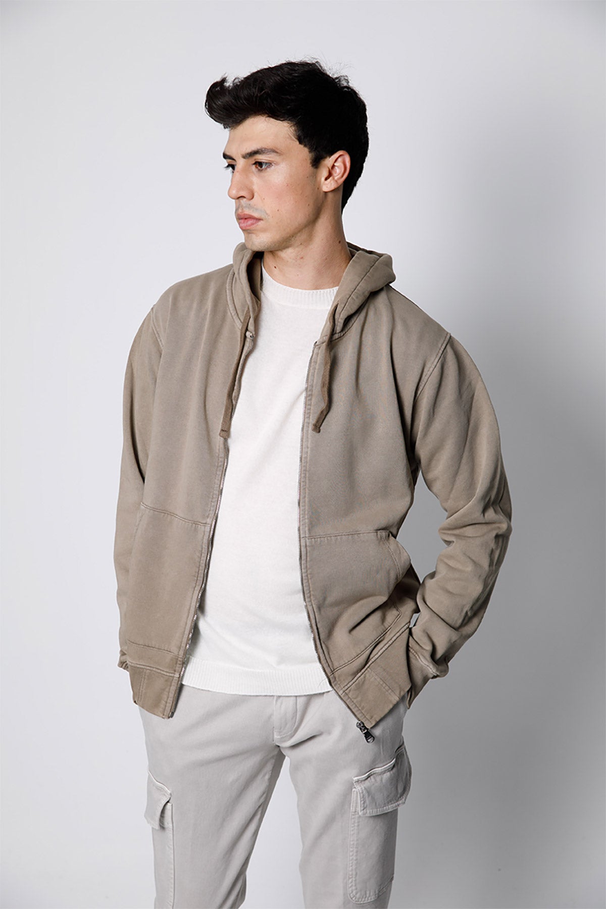 Fradi Kapüşonlu Fermuarlı Sweatshirt Ceket-Libas Trendy Fashion Store