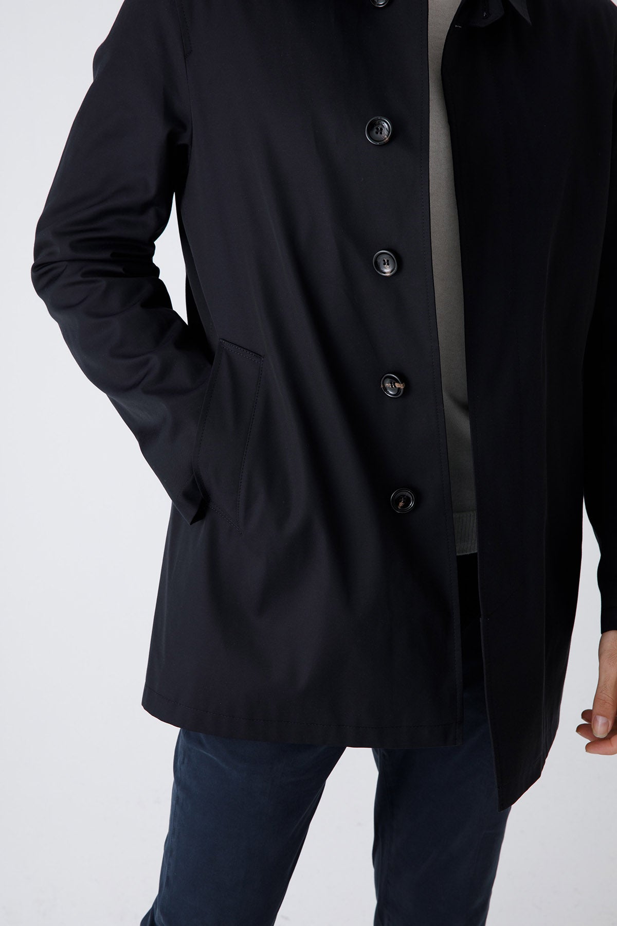 Fradi Gray İç Yelekli Trençkot-Libas Trendy Fashion Store