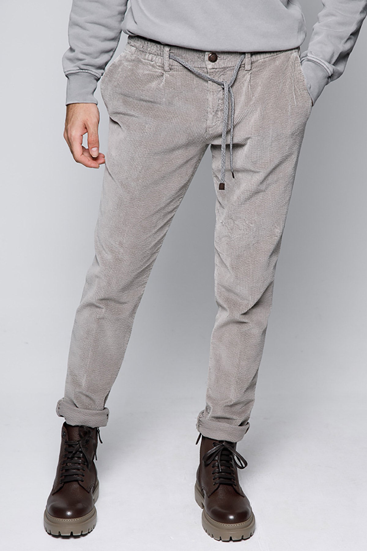 Fradi Smooth Fit Fitilli Kadife Tek Pile Pantolon-Libas Trendy Fashion Store