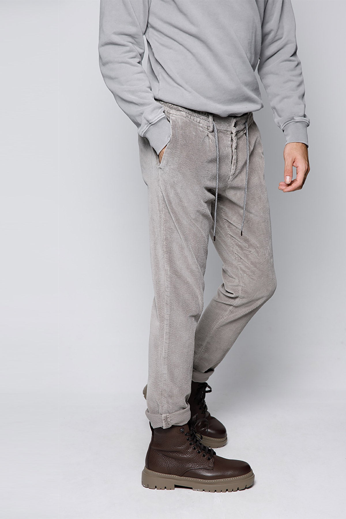 Fradi Smooth Fit Fitilli Kadife Tek Pile Pantolon-Libas Trendy Fashion Store