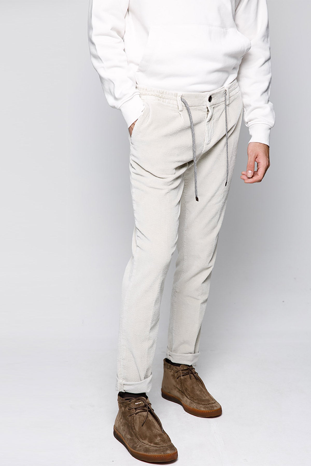 Fradi Smooth Fit Fitilli Kadife Tek Pile Pantolon-Libas Trendy Fashion Store