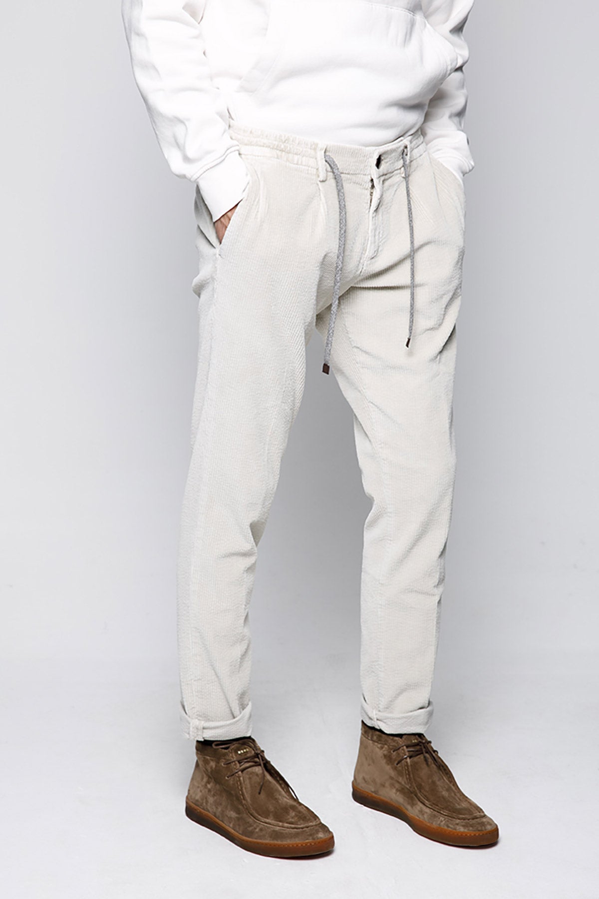 Fradi Smooth Fit Fitilli Kadife Tek Pile Pantolon-Libas Trendy Fashion Store