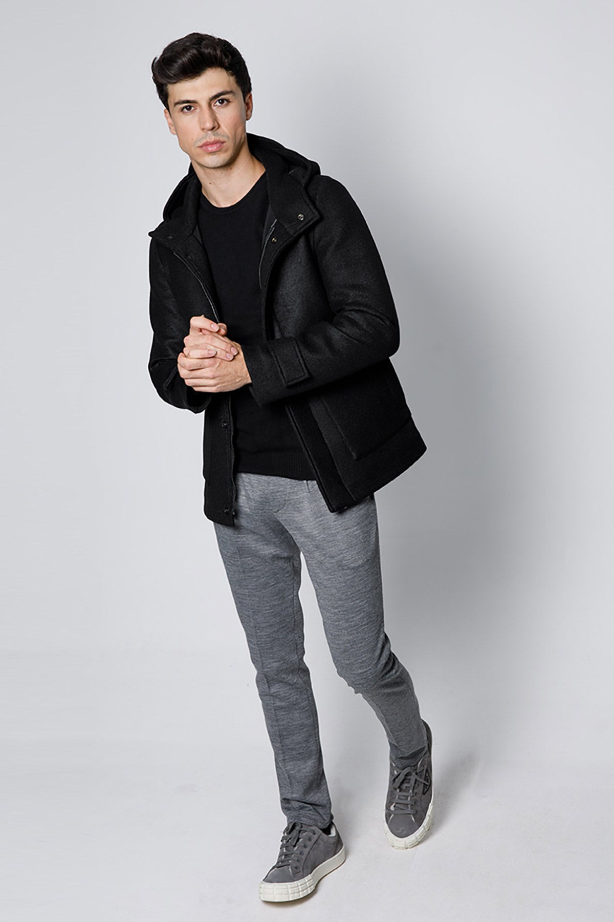 Fradi Roger Relaxed Performance Kapüşonlu Kaban-Libas Trendy Fashion Store