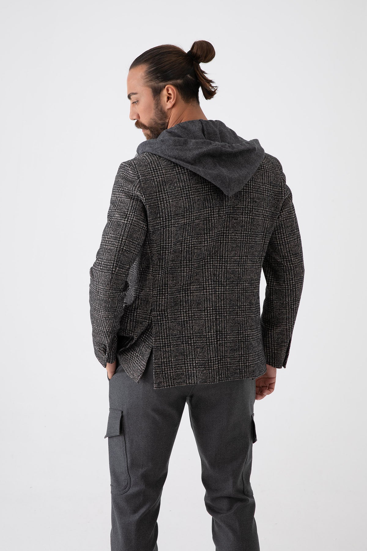 Fradi İç Yelekli Piye Dö Pul Yün Ceket-Libas Trendy Fashion Store