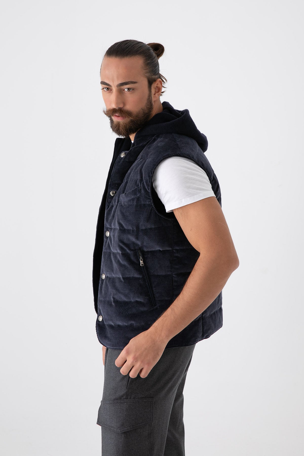 Fradi Fitilli Kadife Yelek-Libas Trendy Fashion Store