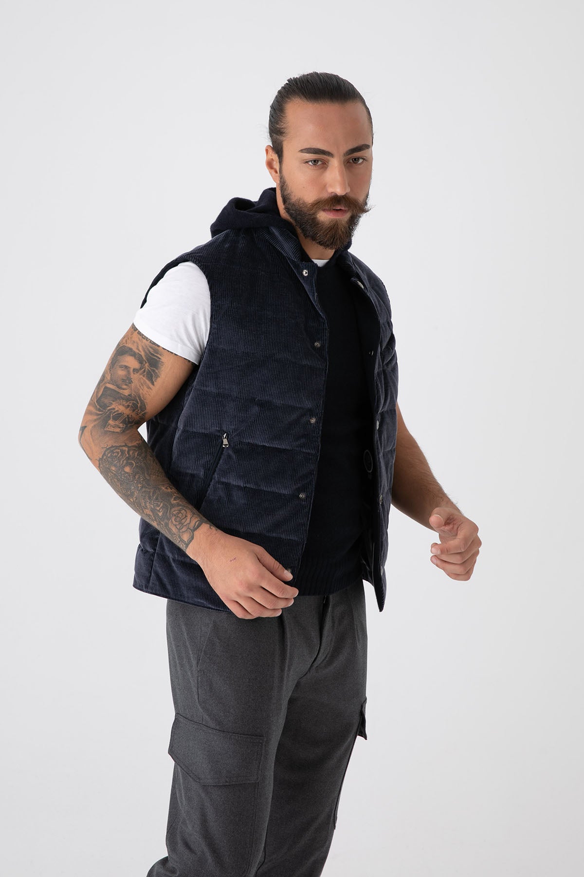 Fradi Fitilli Kadife Yelek-Libas Trendy Fashion Store