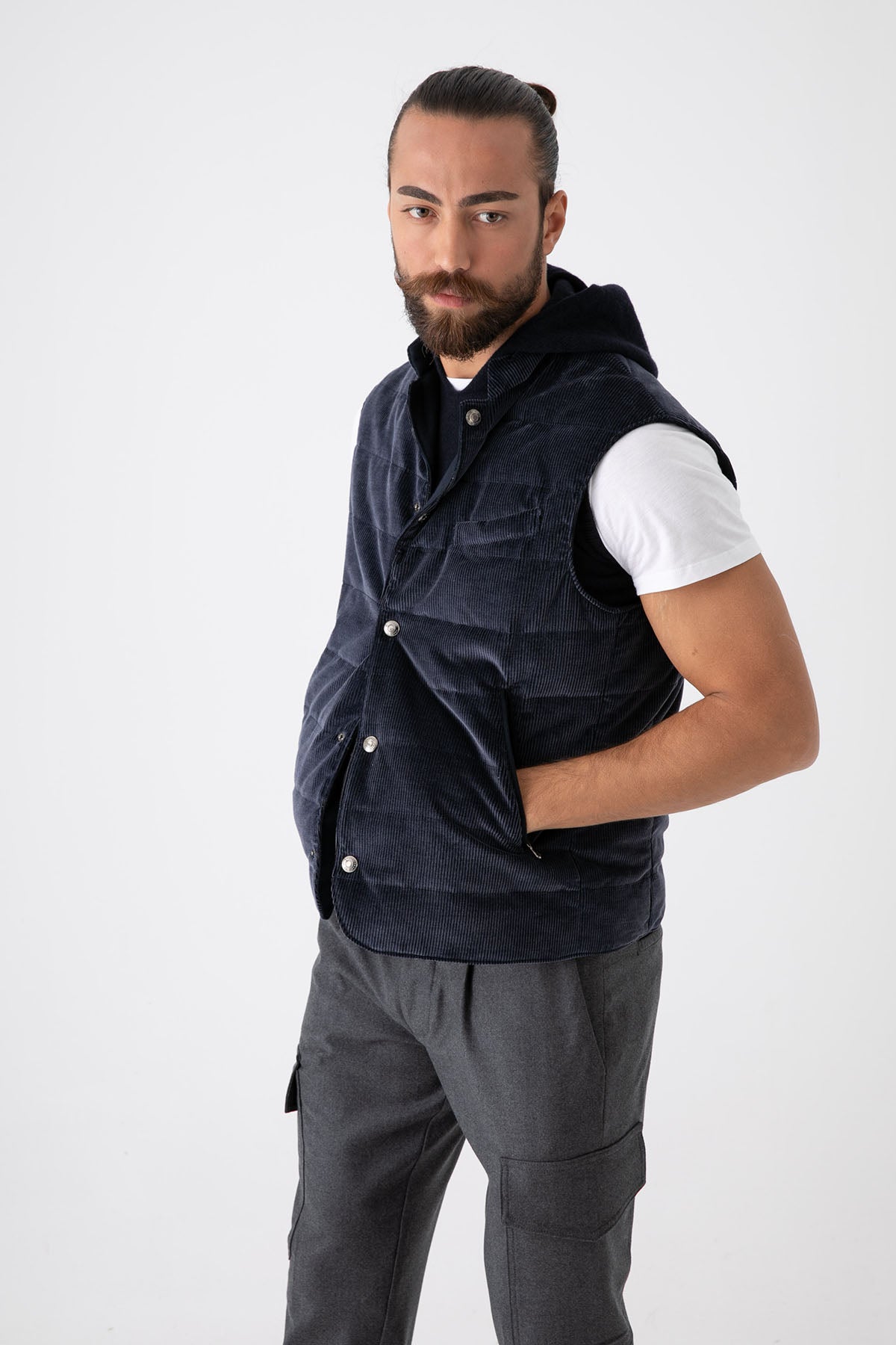 Fradi Fitilli Kadife Yelek-Libas Trendy Fashion Store