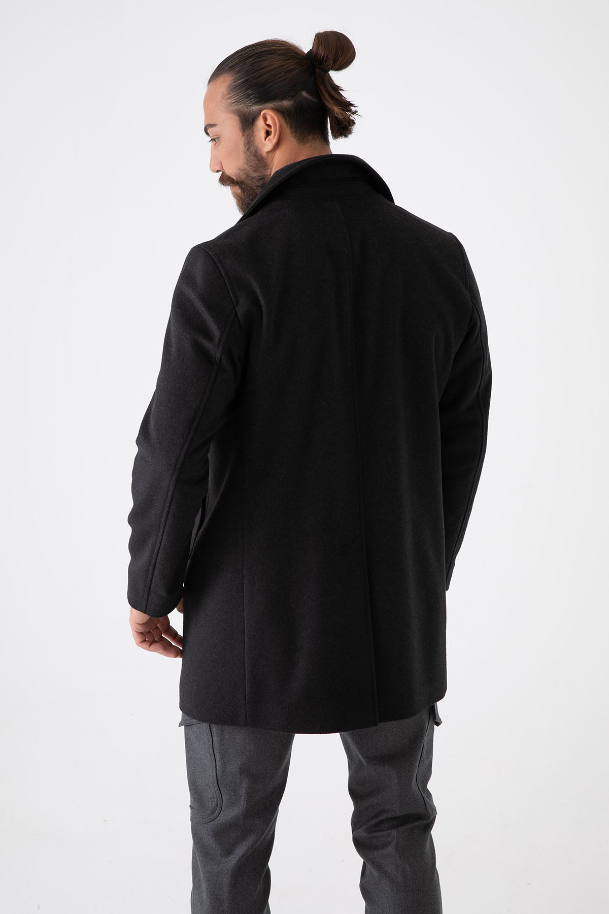 Fradi İç Yelekli Yün Kısa Palto-Libas Trendy Fashion Store