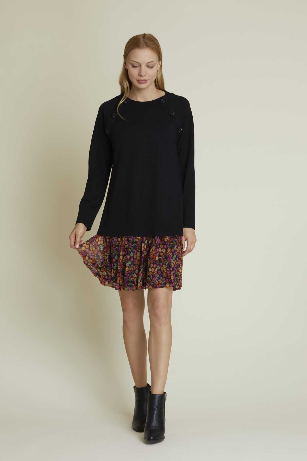 Rene Derhy Yün Diz Üstü Elbise-Libas Trendy Fashion Store