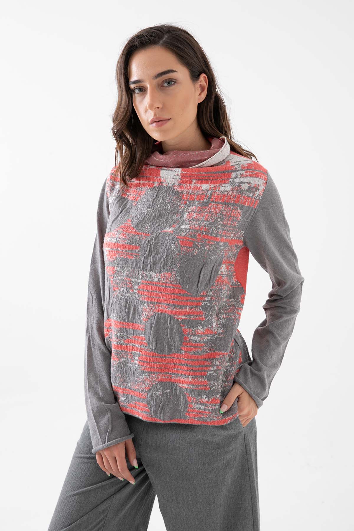 Crea Concept Krinkıl Balıkçı Yaka Triko-Libas Trendy Fashion Store