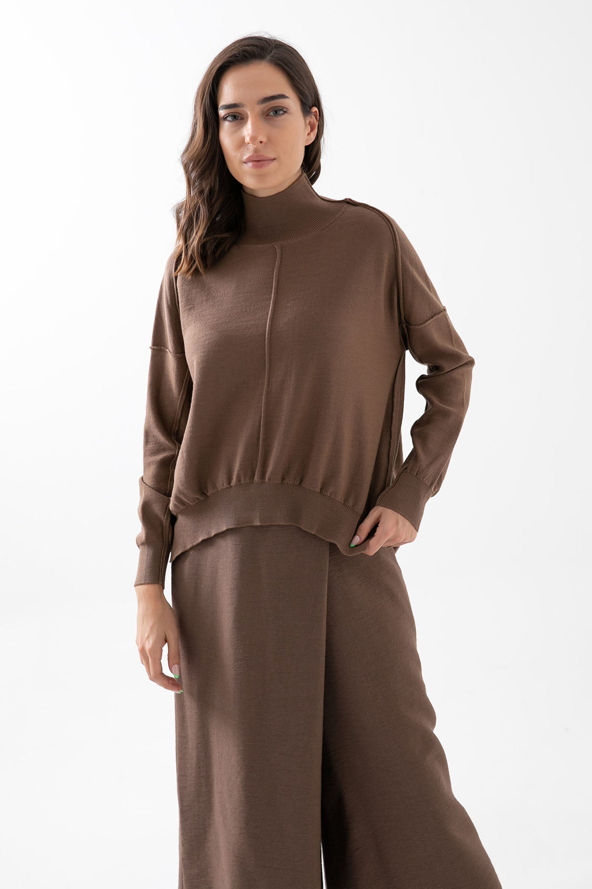 Crea Concept Balıkçı Yaka Yün Triko-Libas Trendy Fashion Store