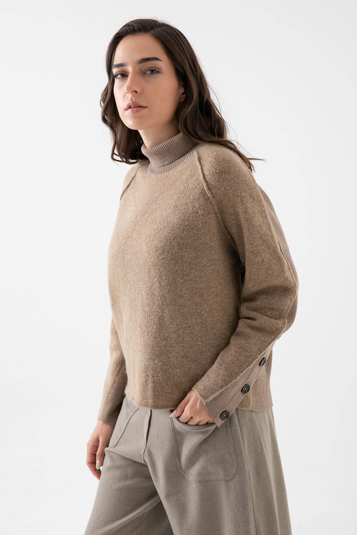 Crea Concept Balıkçı Yaka Yün Triko-Libas Trendy Fashion Store