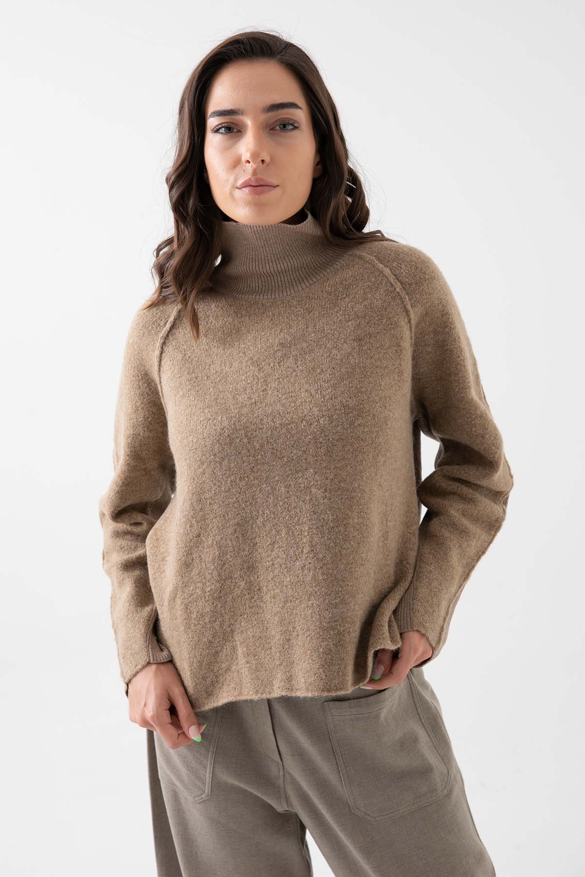 Crea Concept Balıkçı Yaka Yün Triko-Libas Trendy Fashion Store