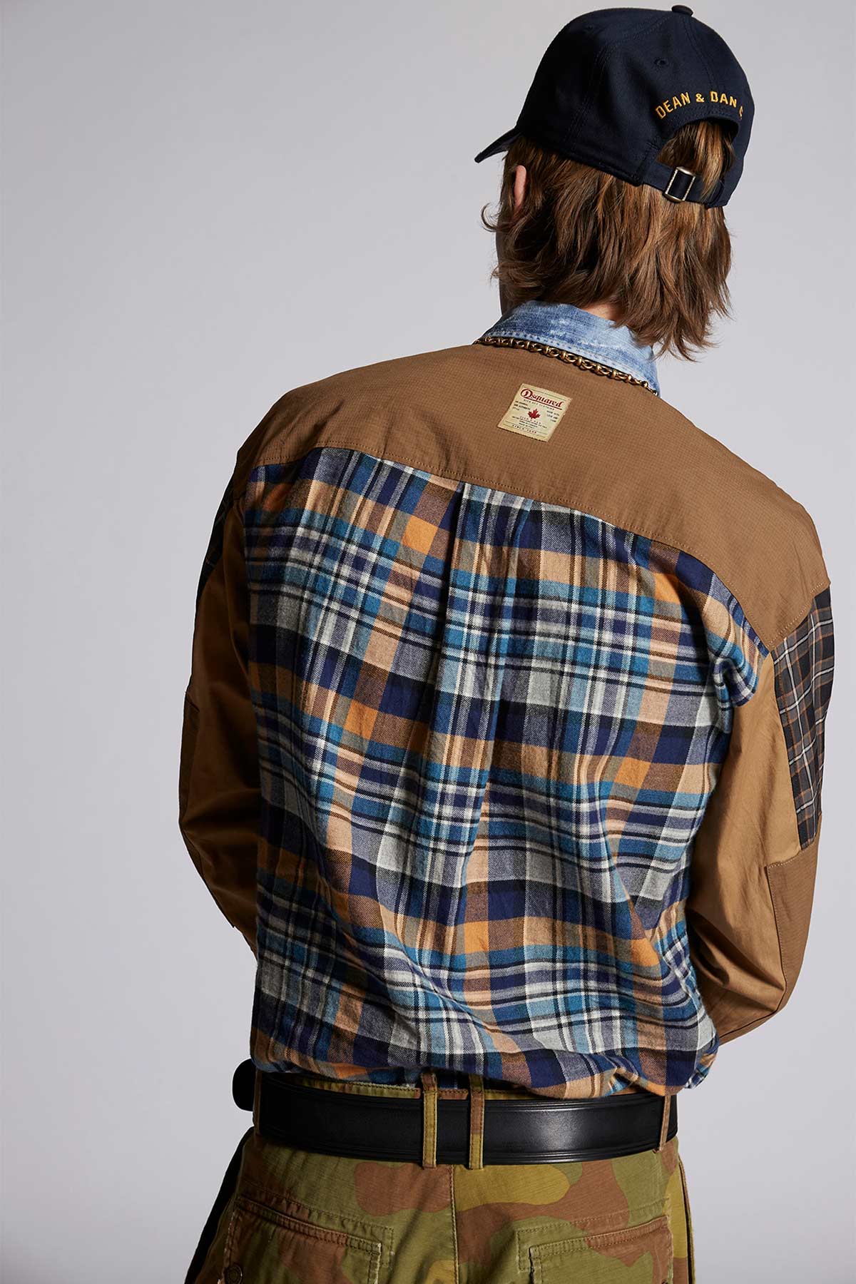 Dsquared Denim ve Ekose Geniş Kesim Gömlek-Libas Trendy Fashion Store