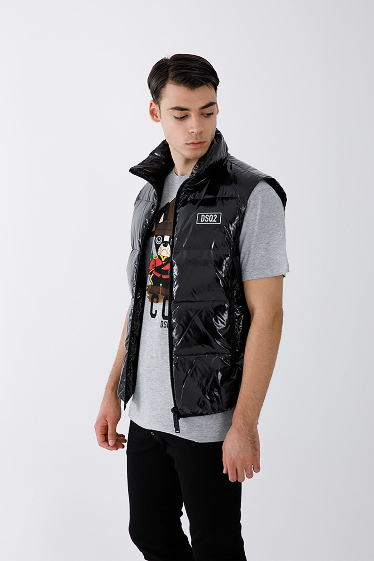 Dsquared Parlak Puffer Yelek-Libas Trendy Fashion Store