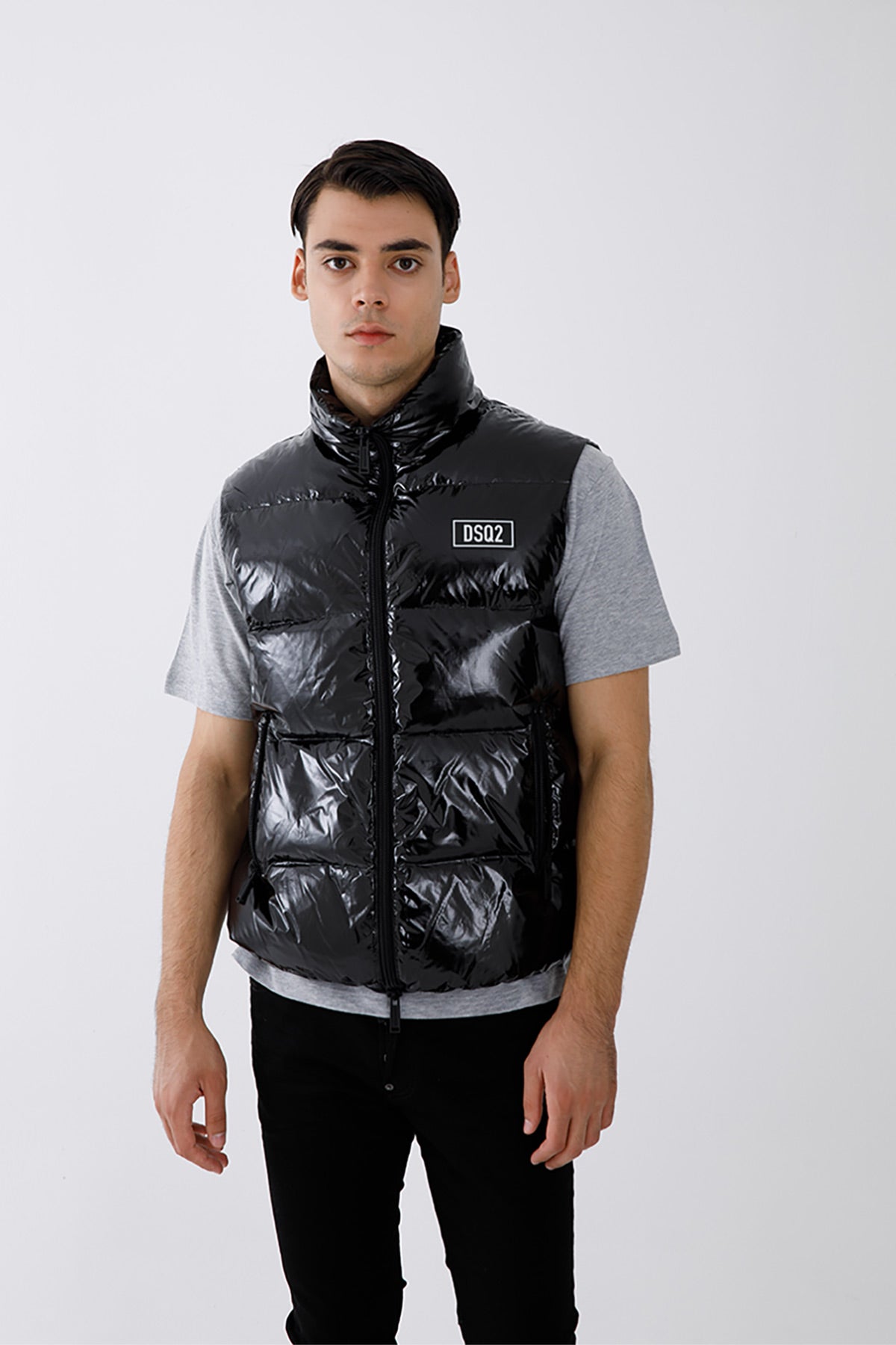 Dsquared Parlak Puffer Yelek-Libas Trendy Fashion Store