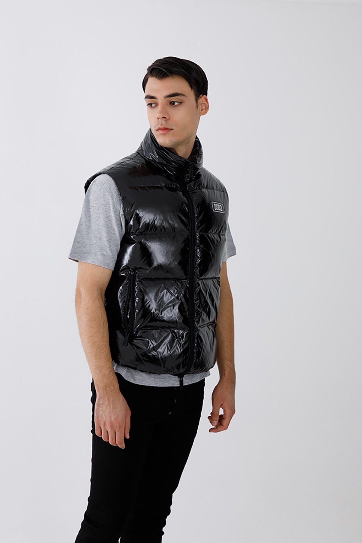 Dsquared Parlak Puffer Yelek-Libas Trendy Fashion Store