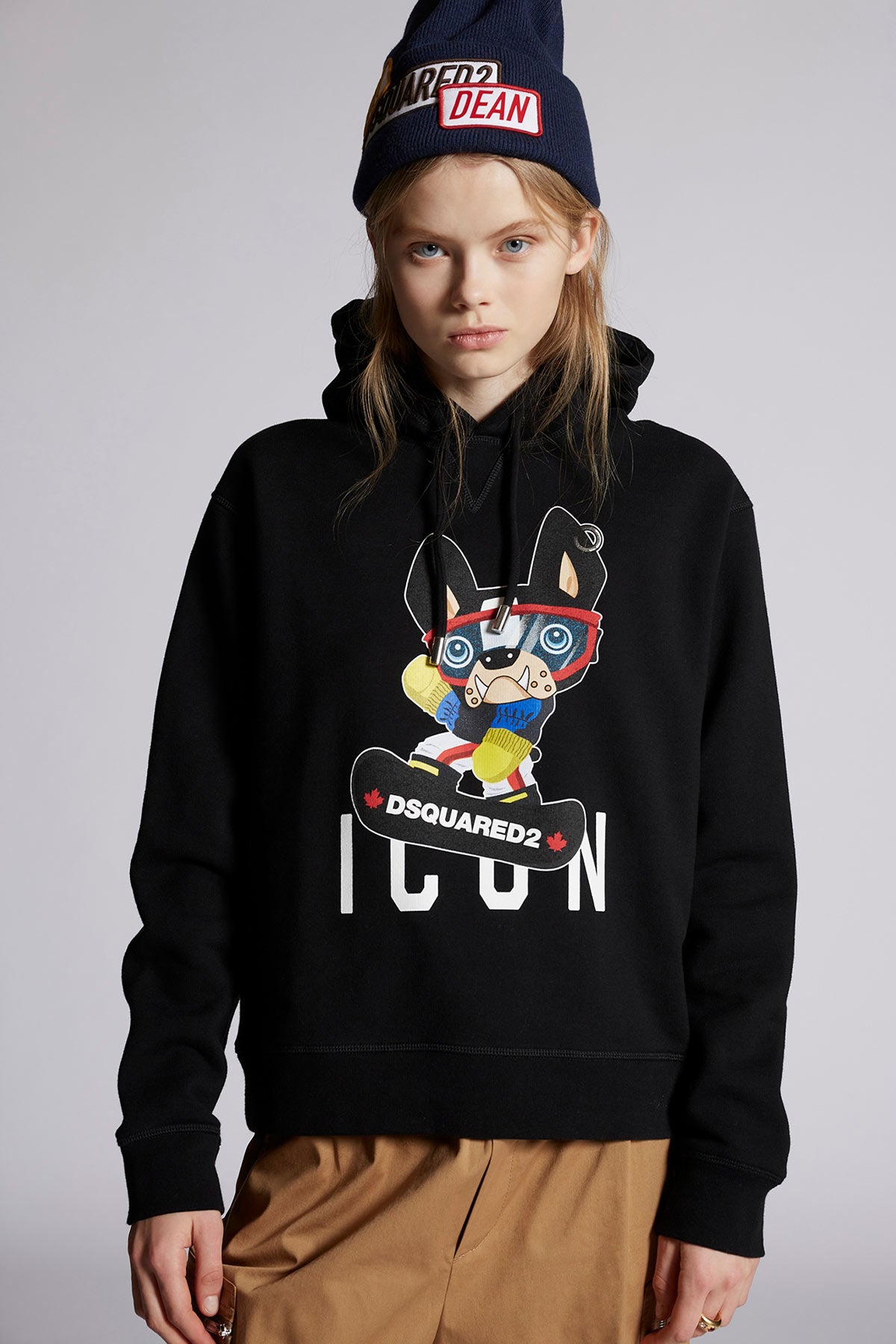 Dsquared Icon Logolu Kapüşonlu Sweatshirt-Libas Trendy Fashion Store