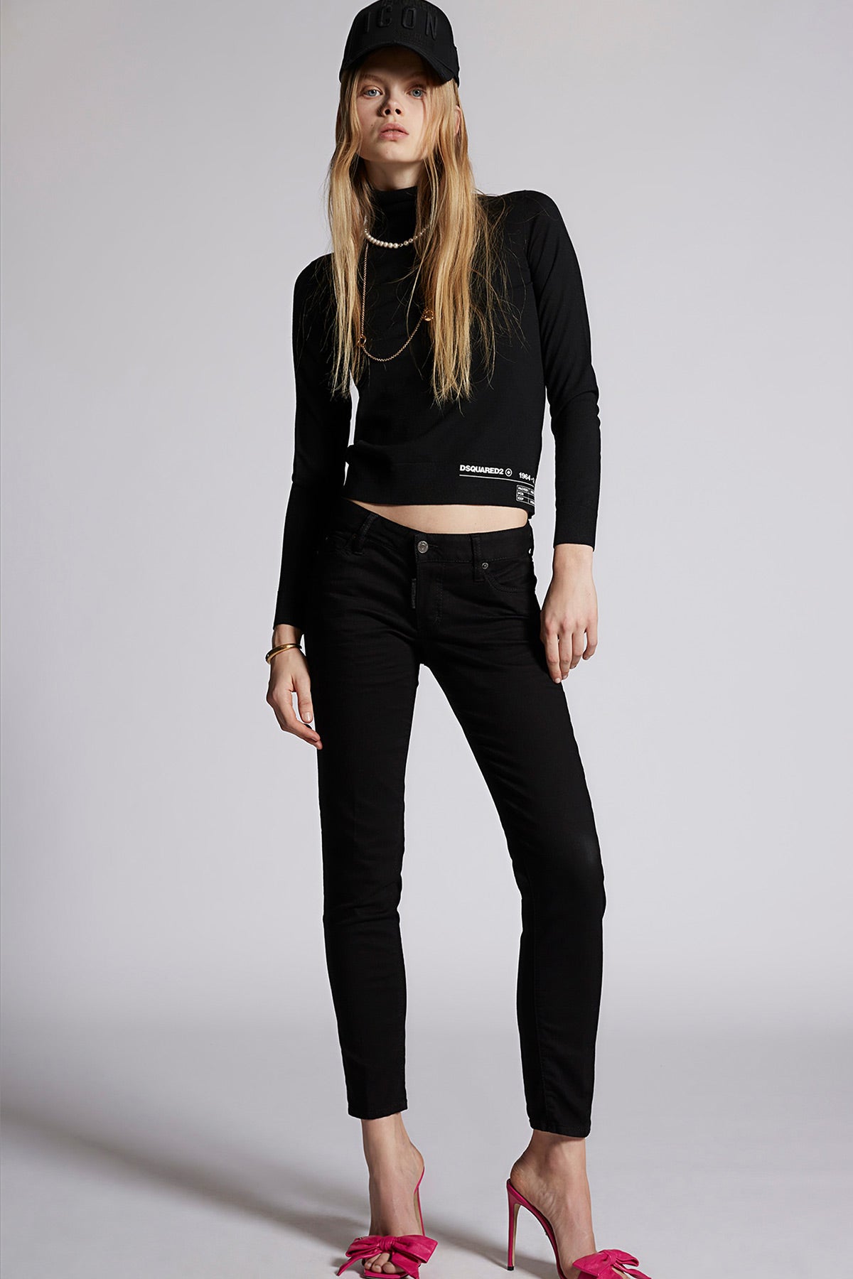 Dsquared Cool Girl Streç Crop Jeans-Libas Trendy Fashion Store
