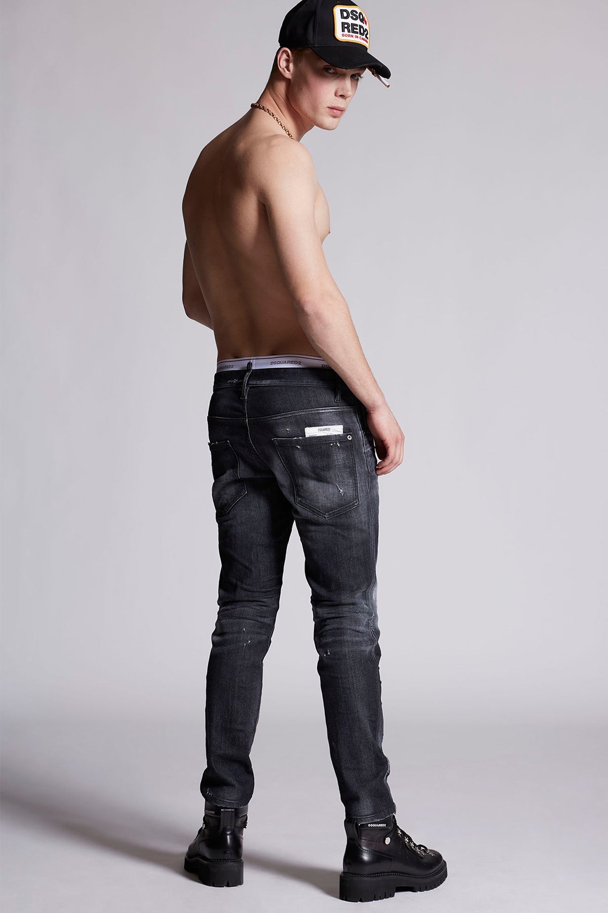 Dsquared Yıkama ve Eskitme Detaylı Skater Jeans-Libas Trendy Fashion Store