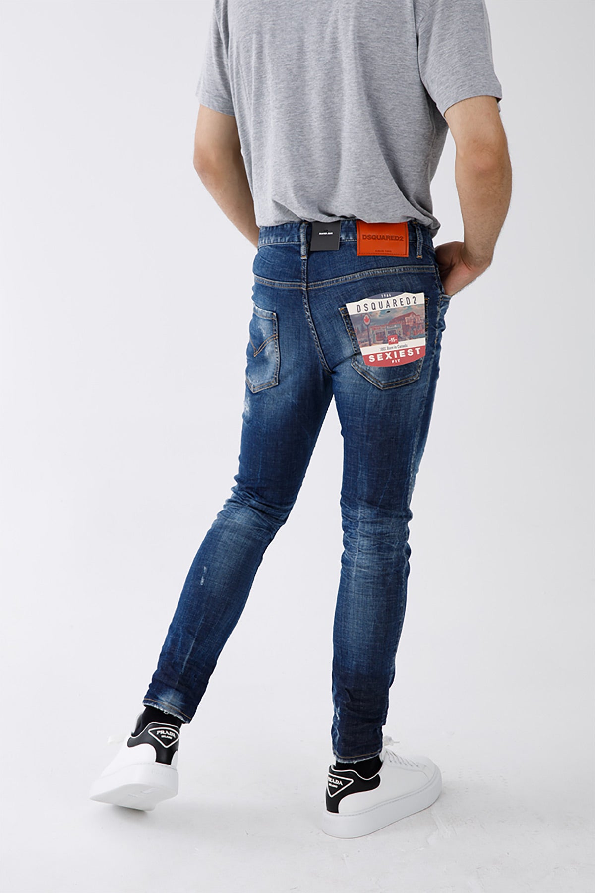 Dsquared Skater Streç Jeans-Libas Trendy Fashion Store