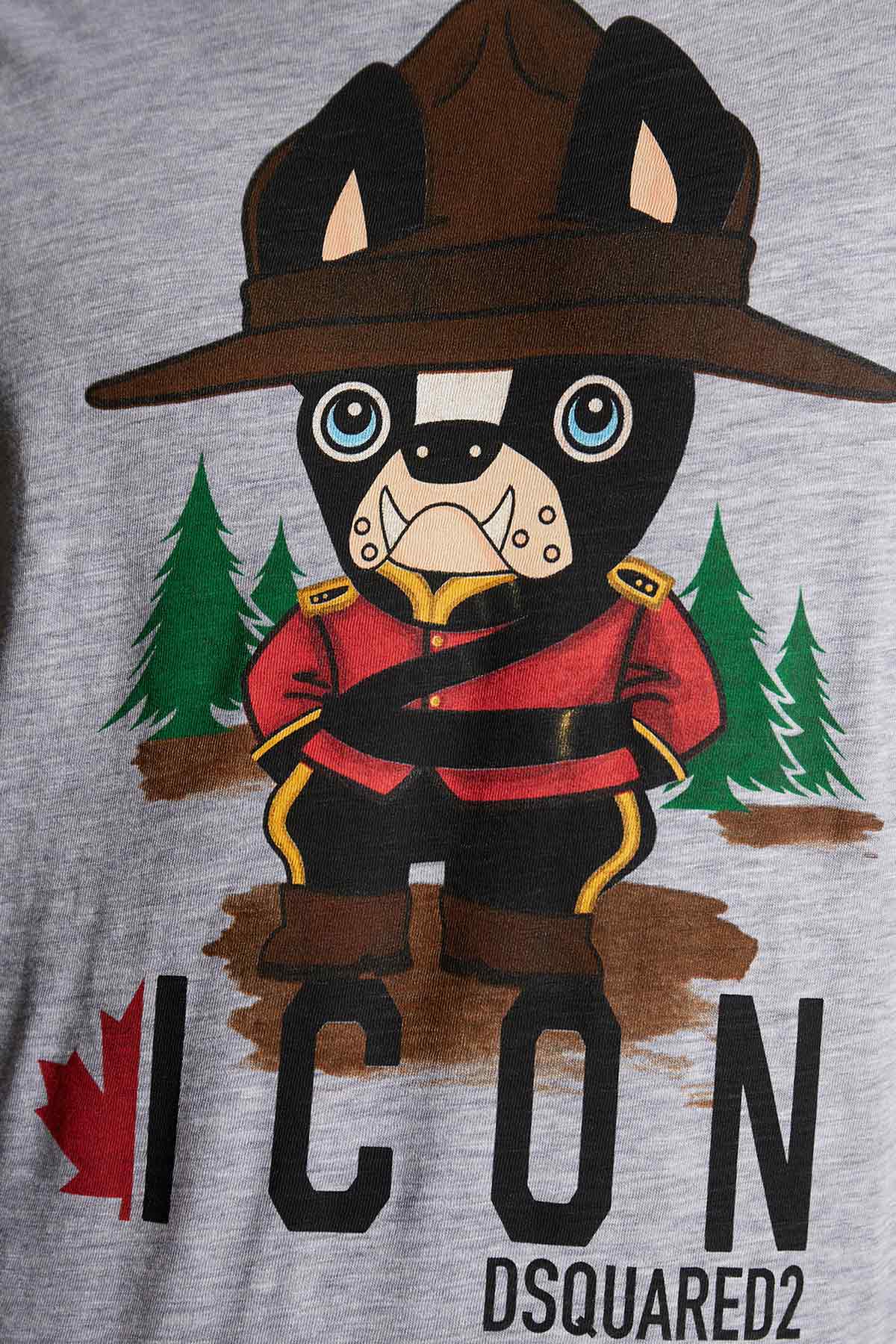 Dsquared Logolu Yuvarlak Yaka Icon T-shirt-Libas Trendy Fashion Store