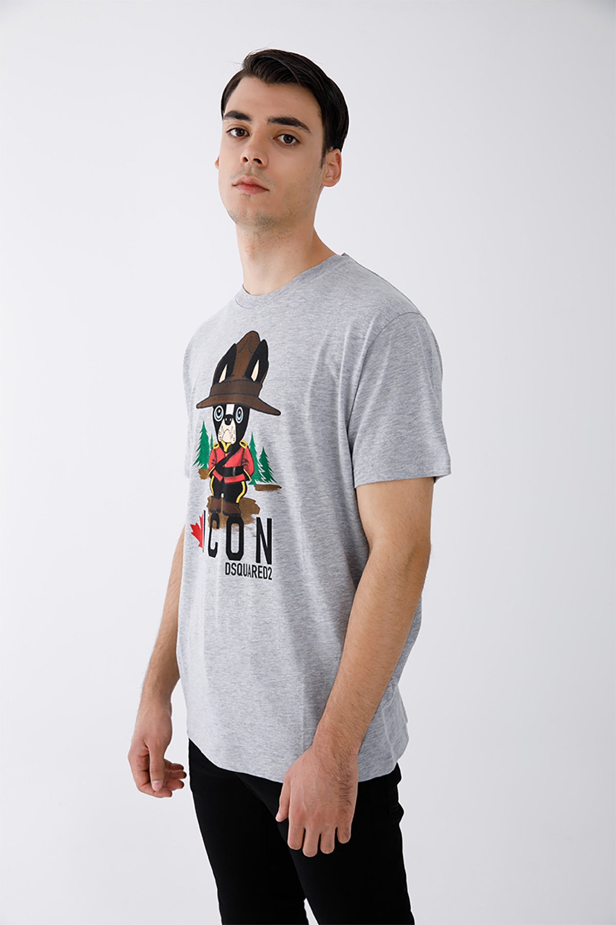 Dsquared Logolu Yuvarlak Yaka Icon T-shirt-Libas Trendy Fashion Store