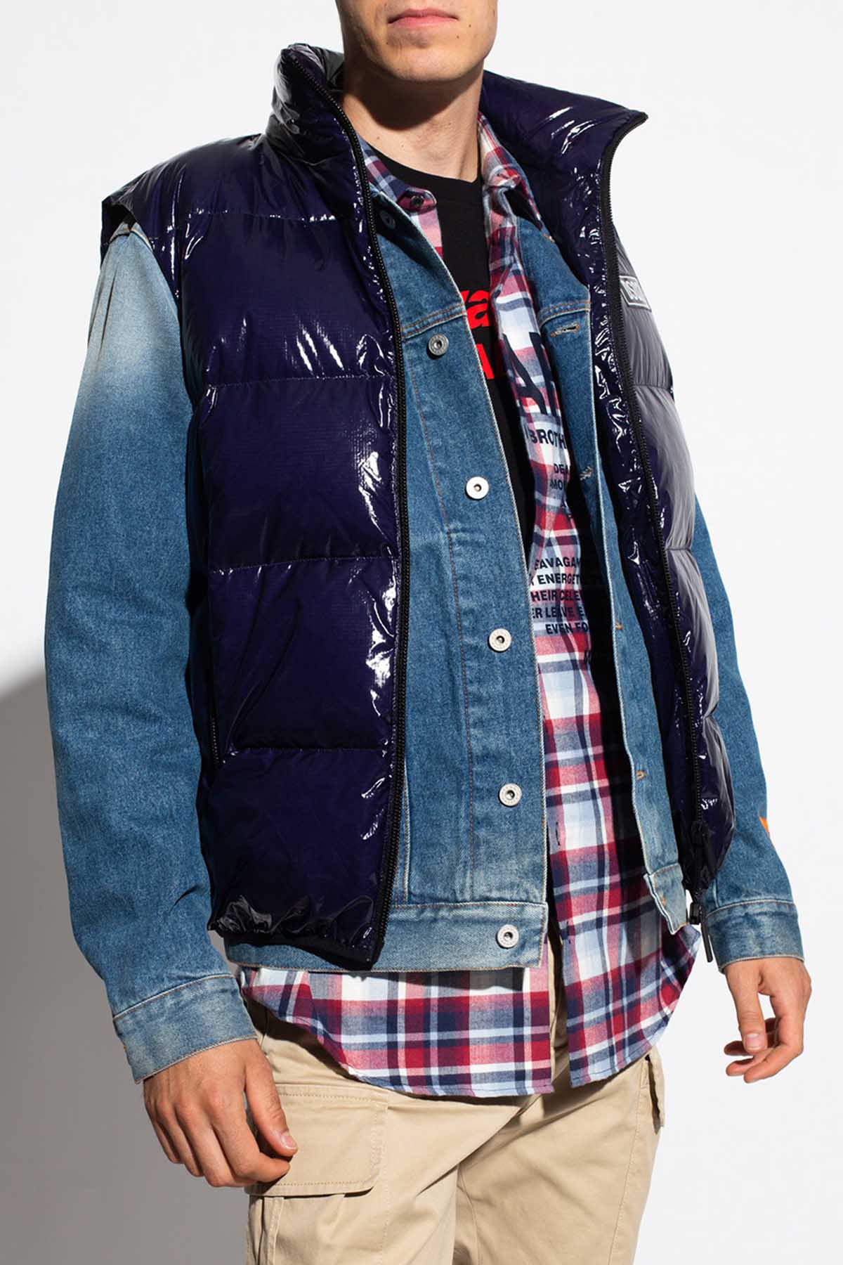 Dsquared Parlak Puffer Yelek-Libas Trendy Fashion Store