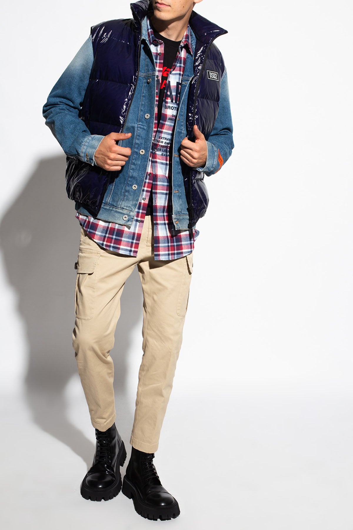 Dsquared Parlak Puffer Yelek-Libas Trendy Fashion Store