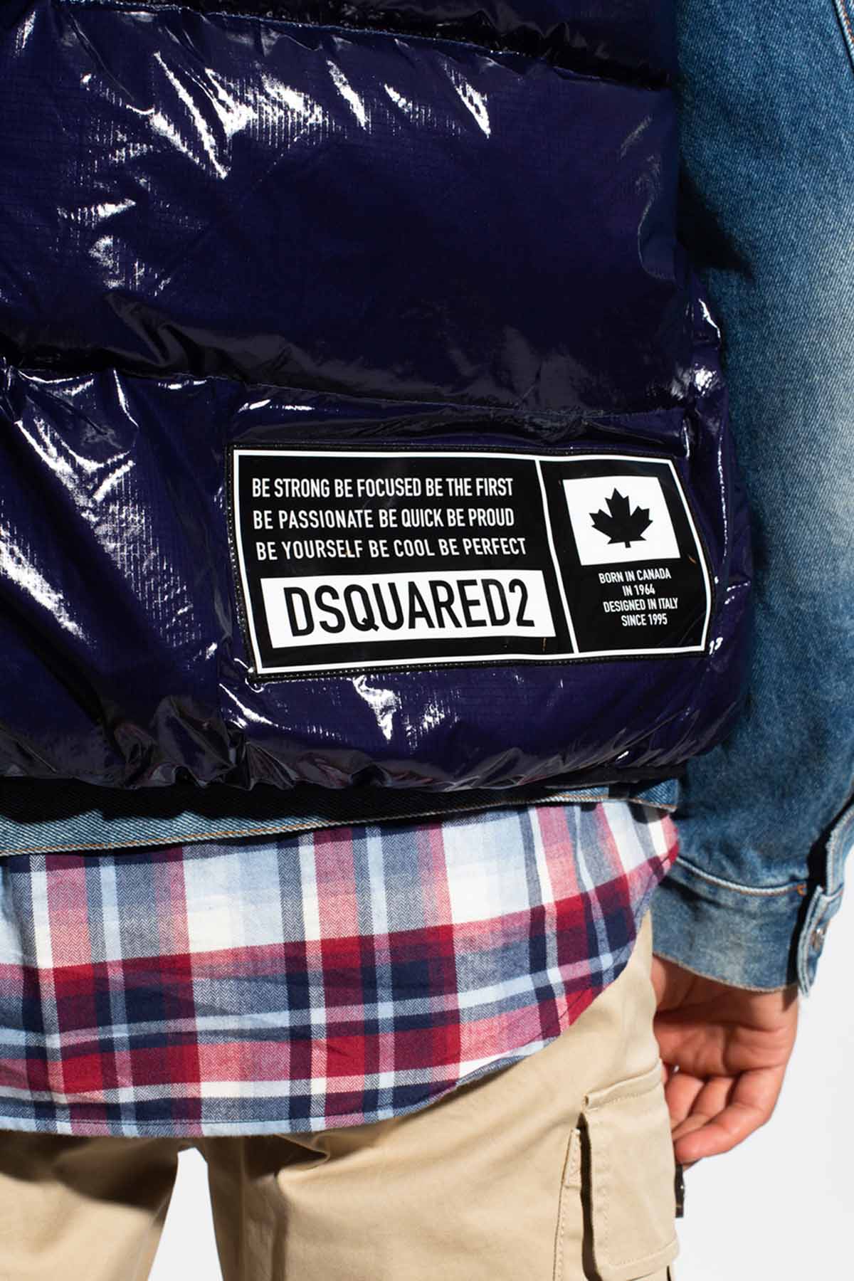 Dsquared Parlak Puffer Yelek-Libas Trendy Fashion Store