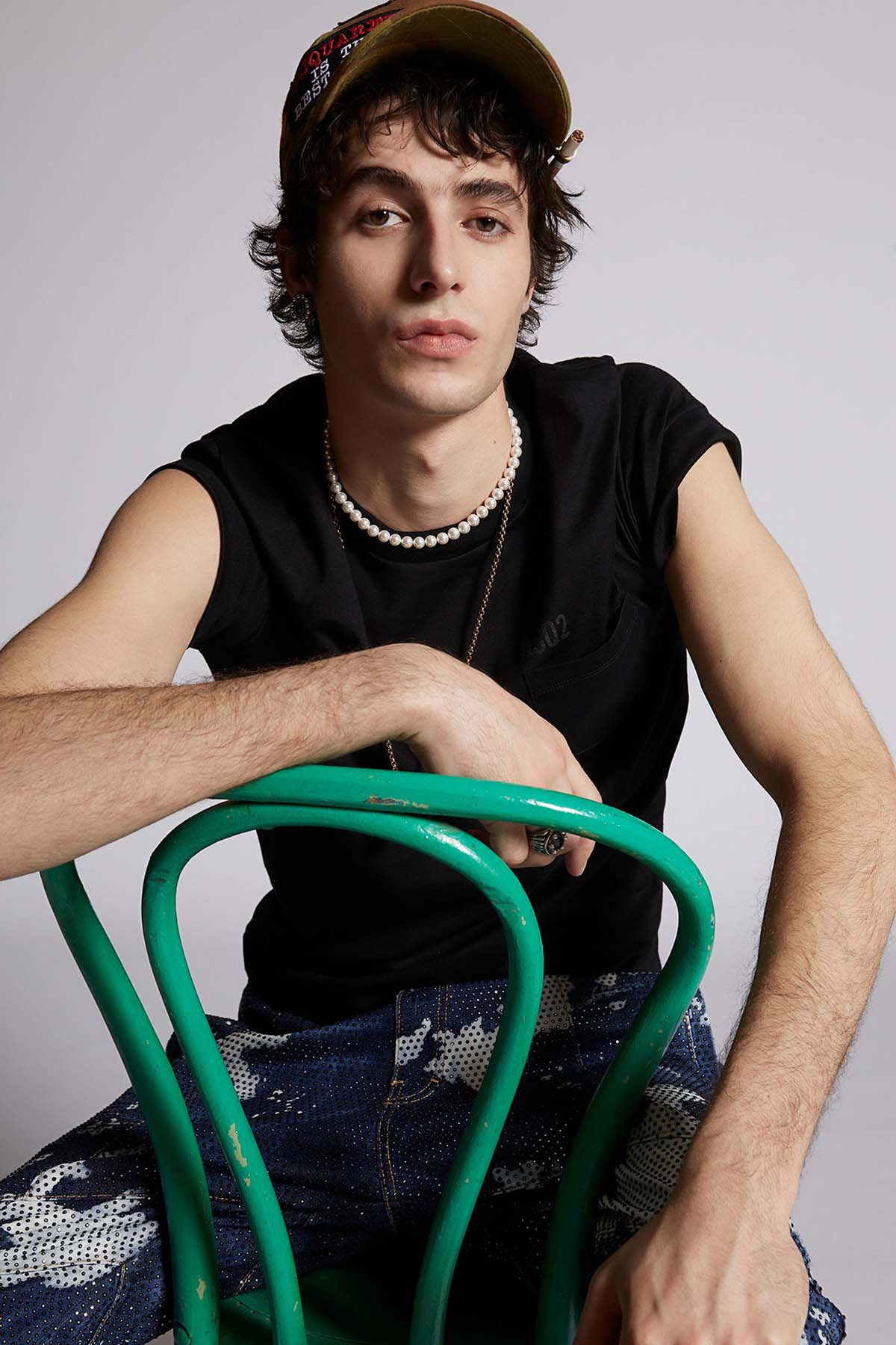 Dsquared Geniş Kesim Cep Detaylı T-shirt-Libas Trendy Fashion Store