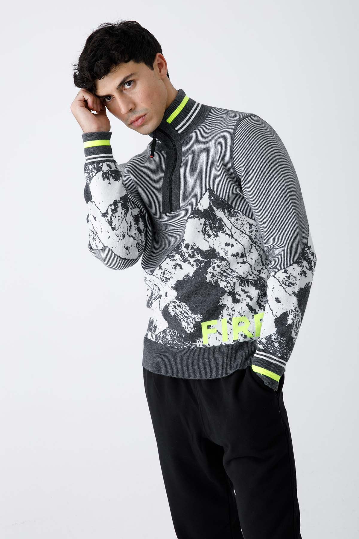 Bogner Cale Dik Fermuarlı Yaka Sweatshirt-Libas Trendy Fashion Store